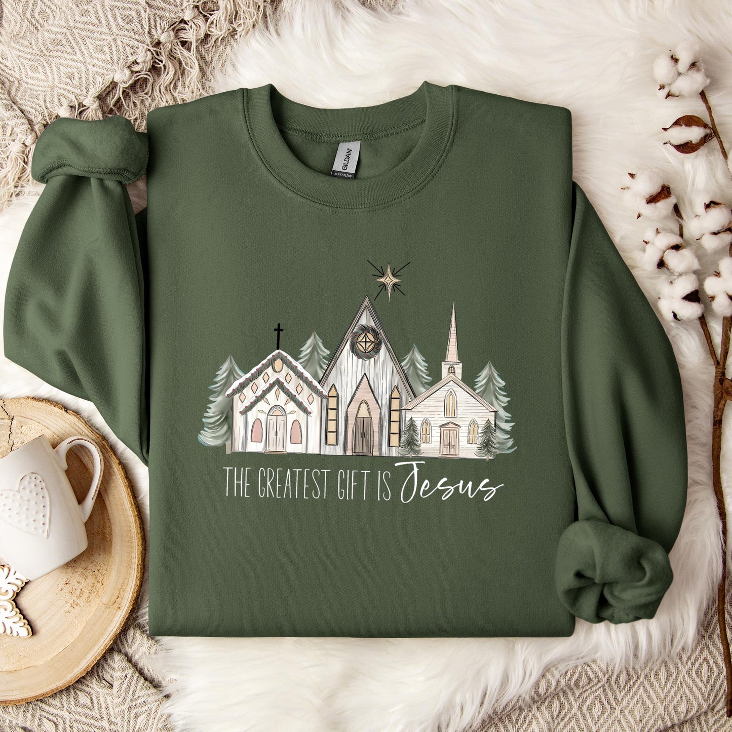 The Greatest Gift Is Jesus Sweatshirt