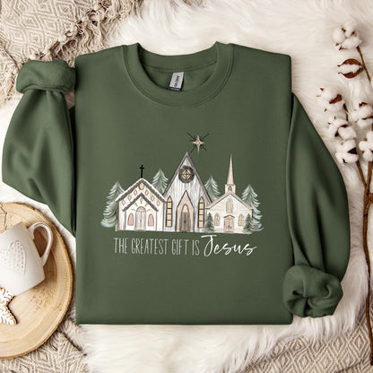 The Greatest Gift Is Jesus Sweatshirt