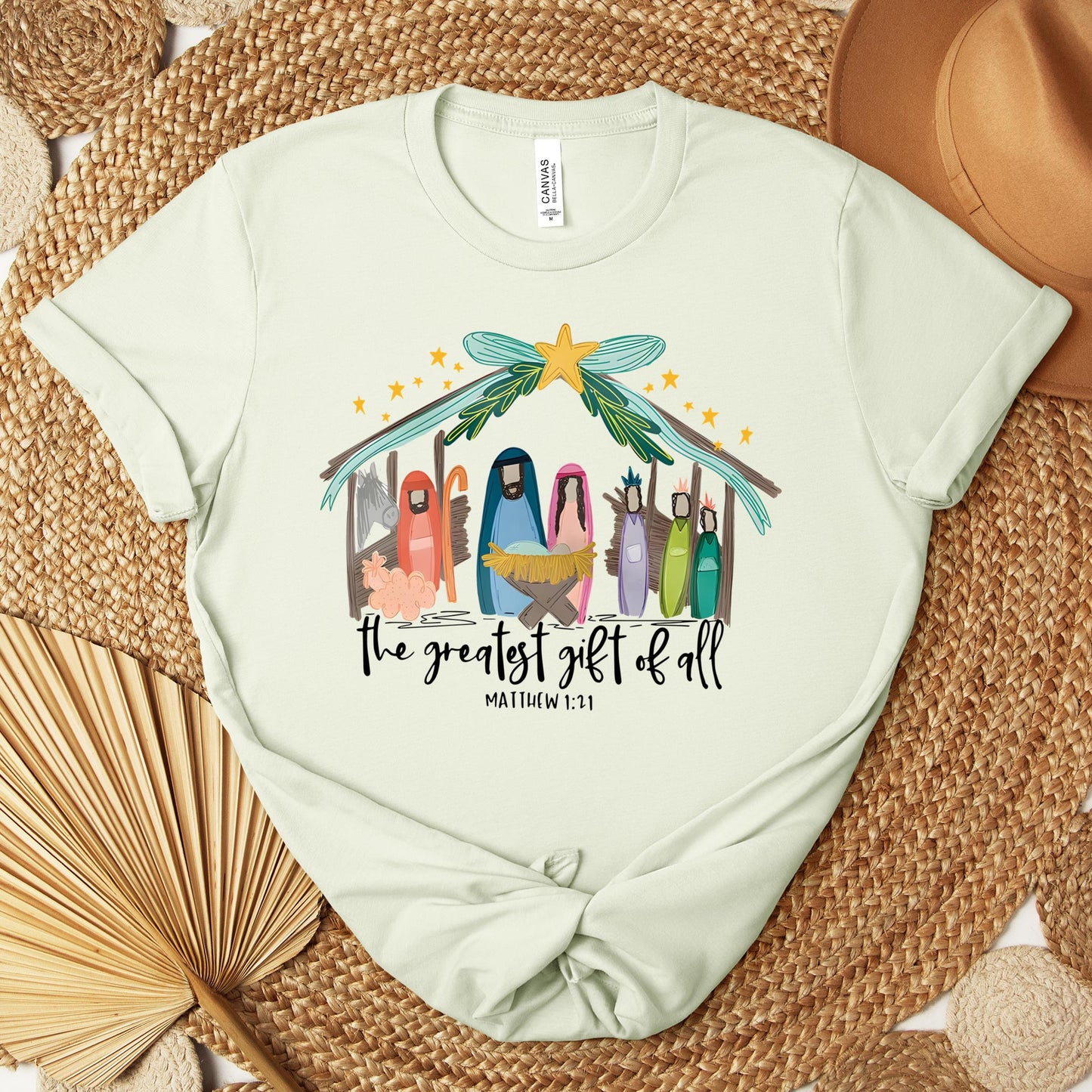 The Greatest Gift Of All Matthew 1.21 01 Premium T-shirt