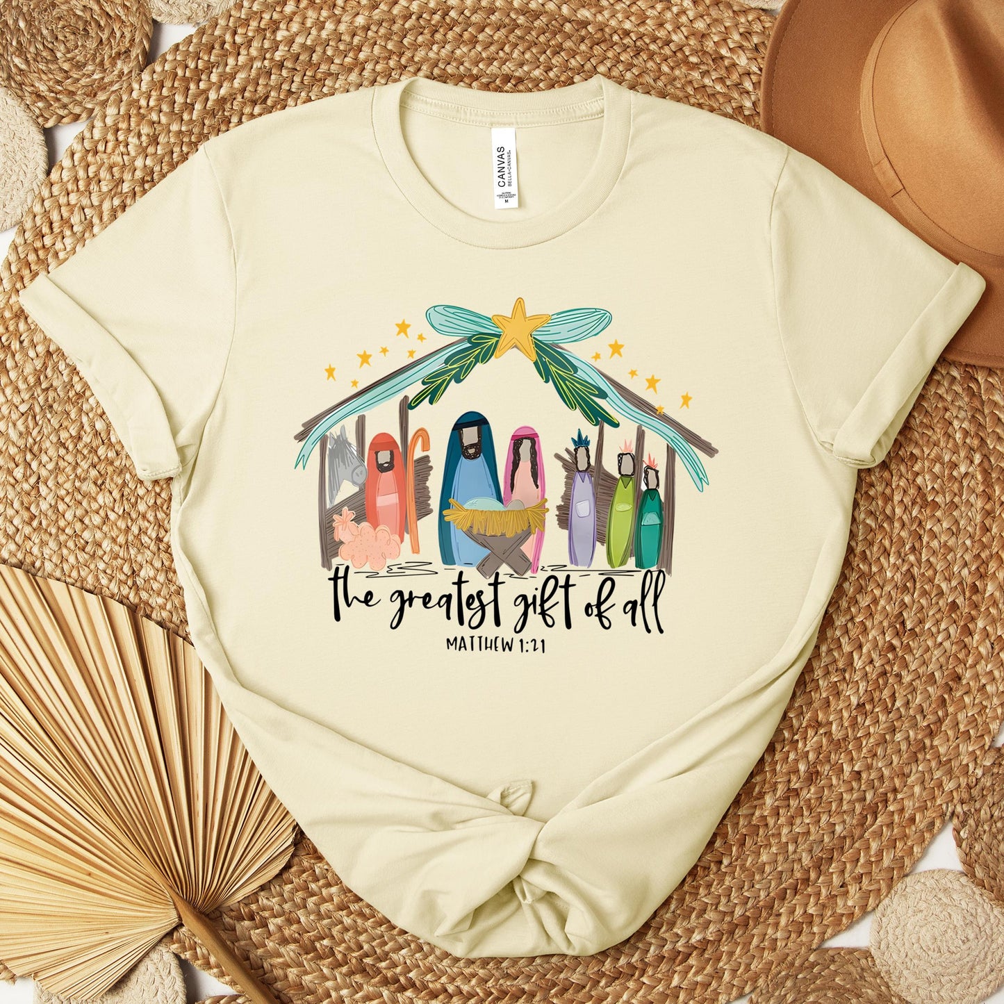The Greatest Gift Of All Matthew 1.21 01 Premium T-shirt
