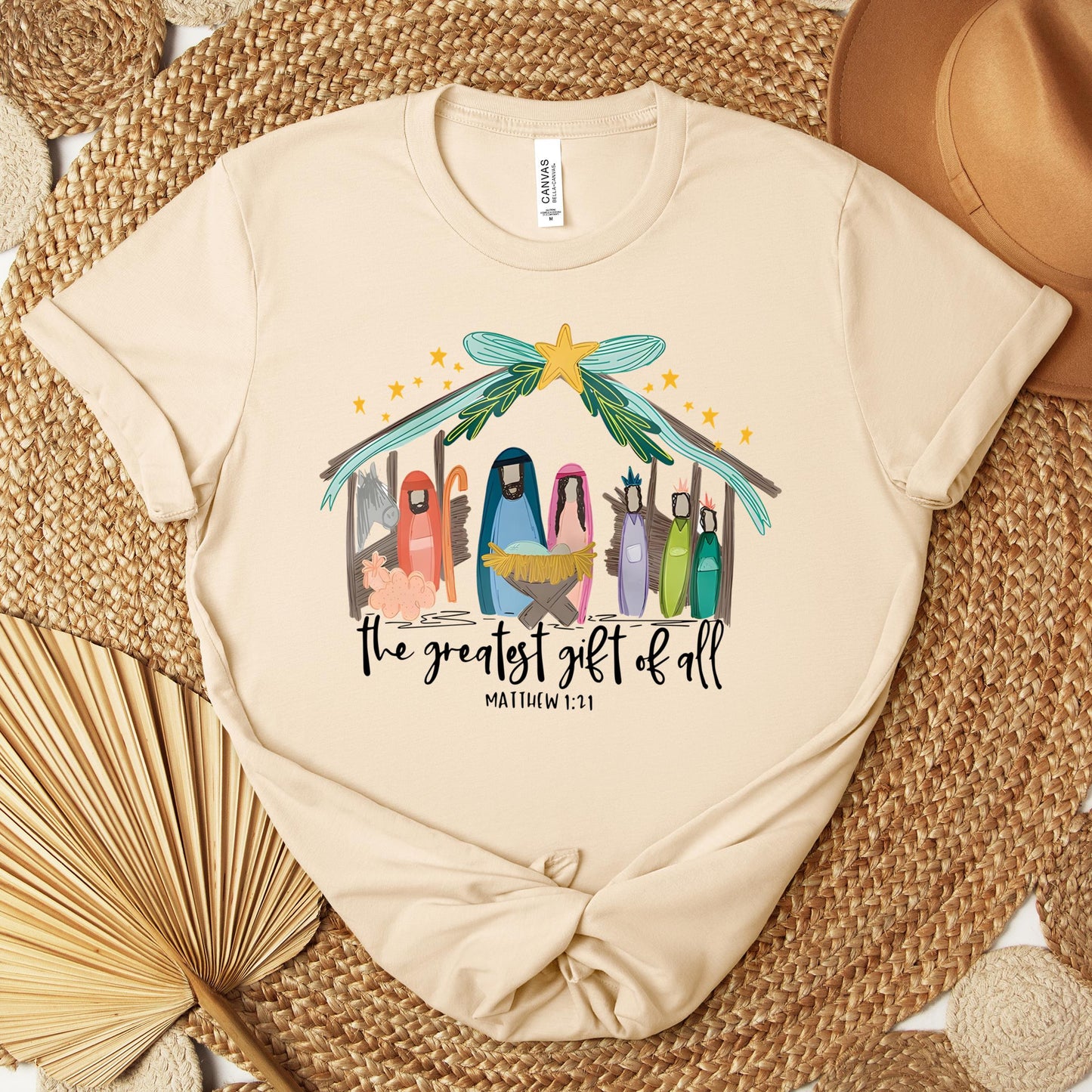 The Greatest Gift Of All Matthew 1.21 01 Premium T-shirt