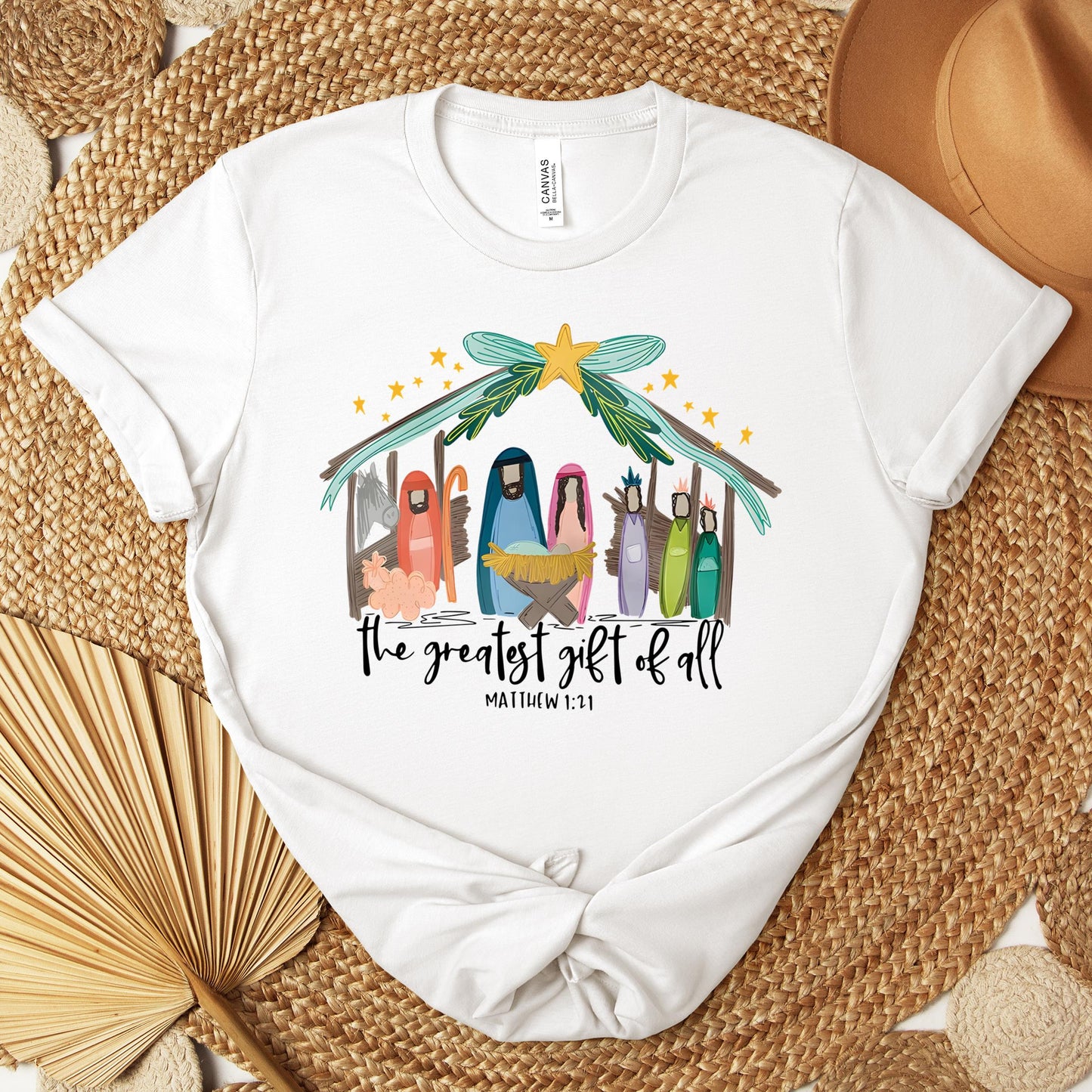 The Greatest Gift Of All Matthew 1.21 01 Premium T-shirt