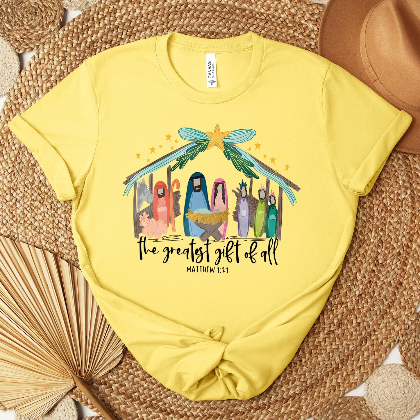 The Greatest Gift Of All Matthew 1.21 01 Premium T-shirt