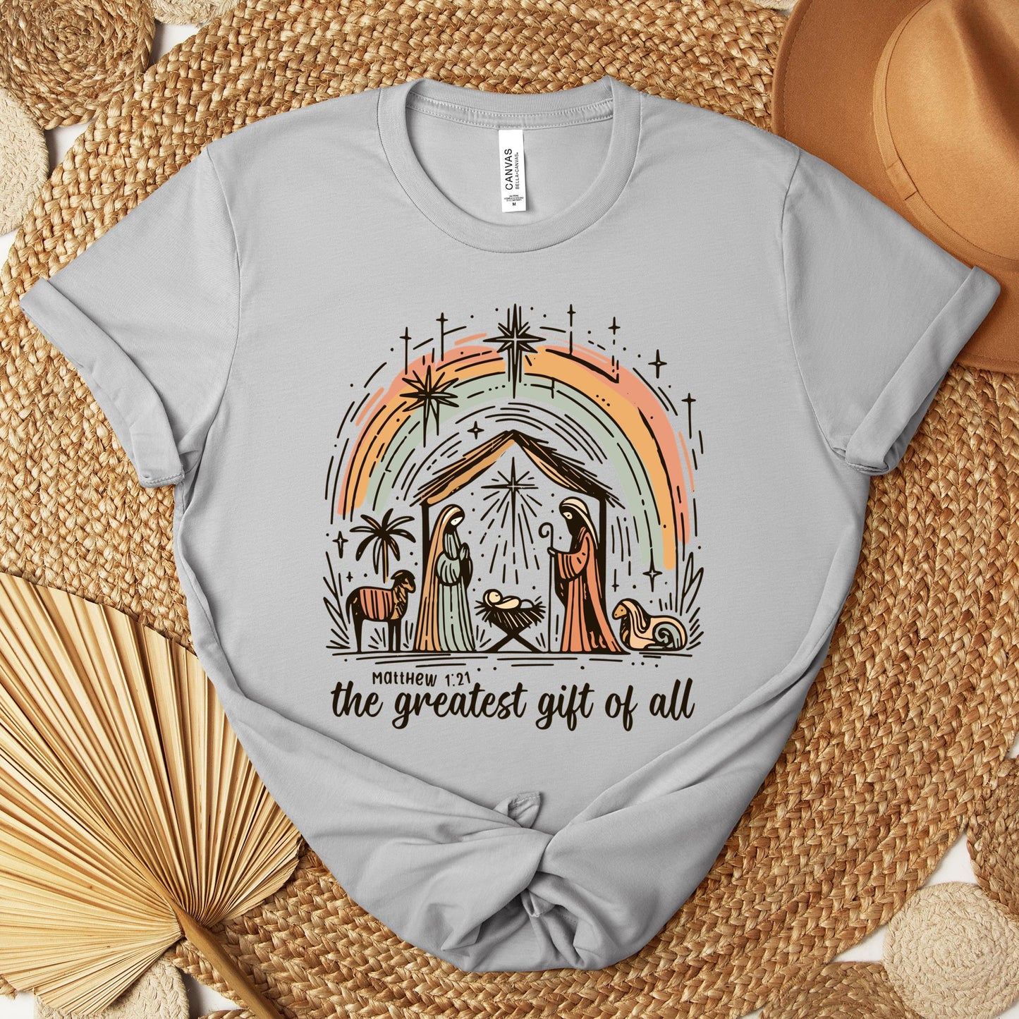 The Greatest Gift Of All Matthew 1.21 02 Premium T-shirt