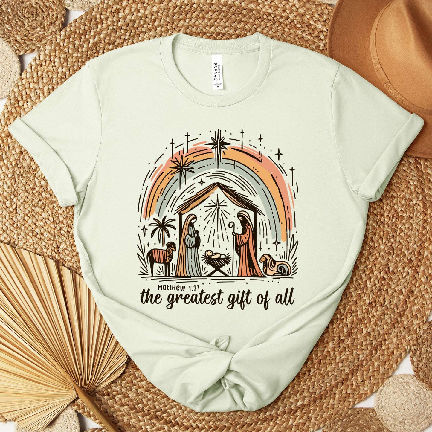 The Greatest Gift Of All Matthew 1.21 02 Premium T-shirt