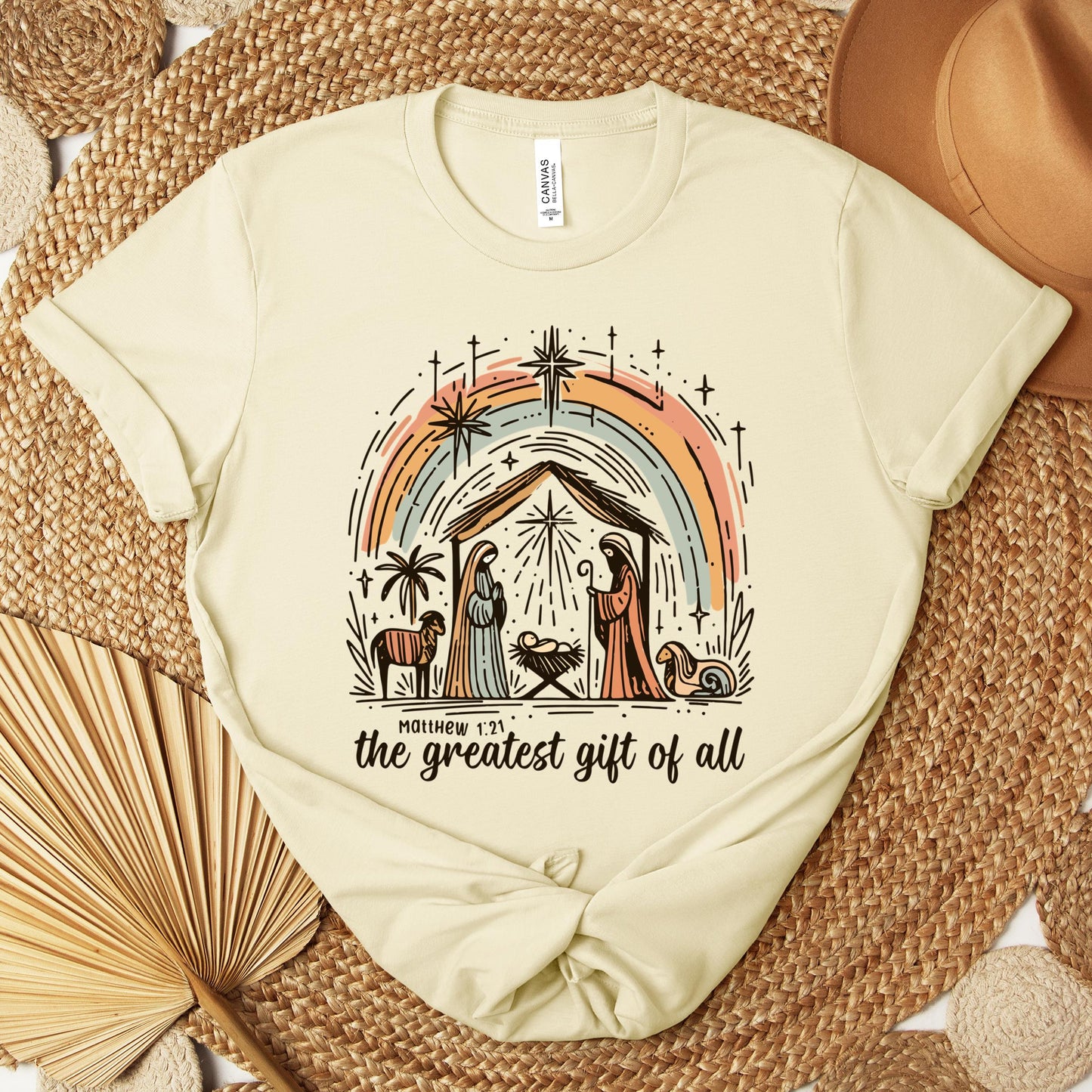 The Greatest Gift Of All Matthew 1.21 02 Premium T-shirt
