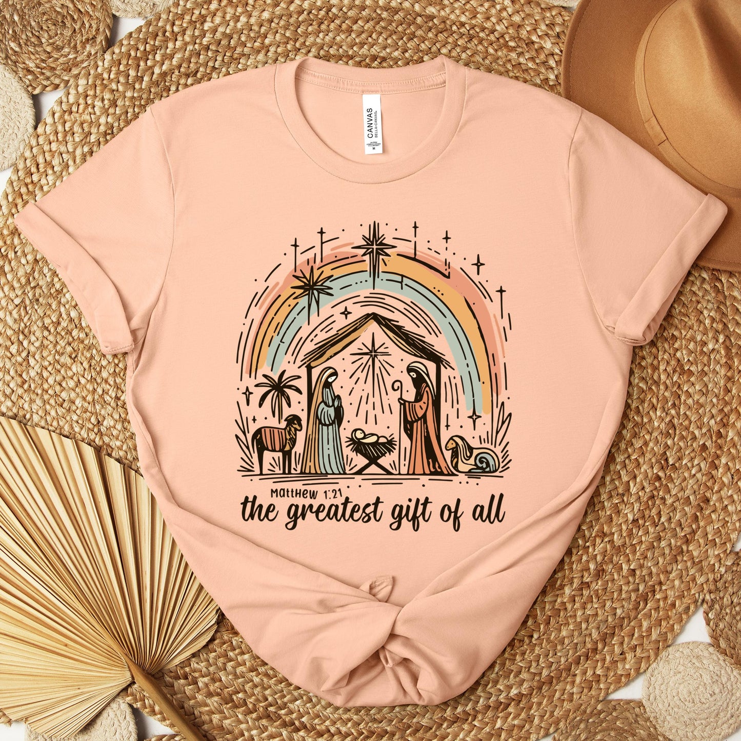 The Greatest Gift Of All Matthew 1.21 02 Premium T-shirt