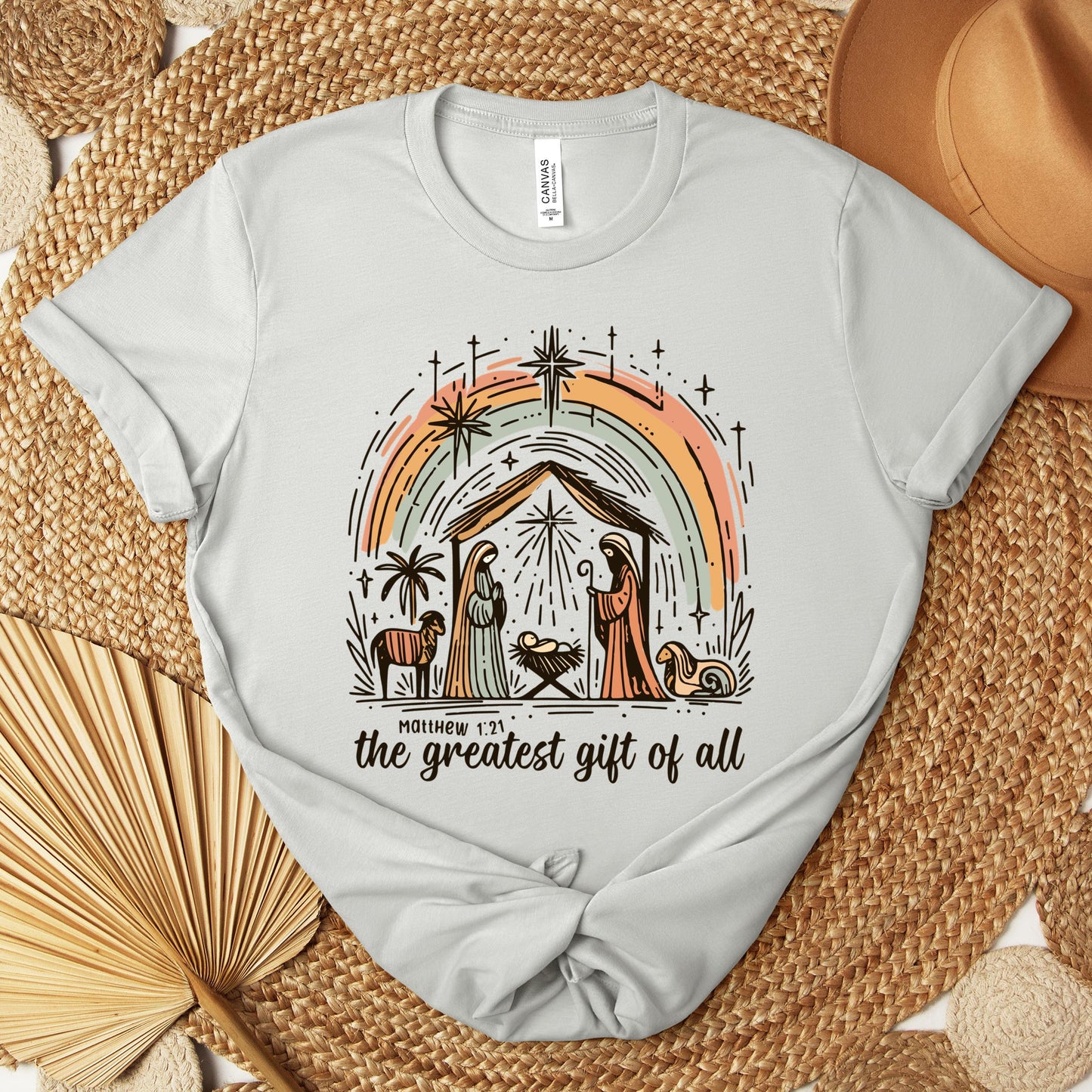 The Greatest Gift Of All Matthew 1.21 02 Premium T-shirt