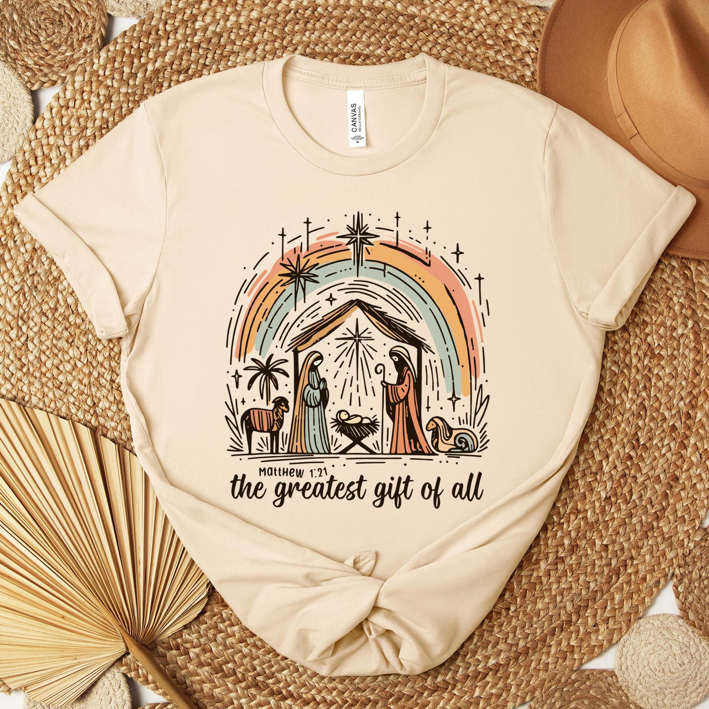 The Greatest Gift Of All Matthew 1.21 02 Premium T-shirt