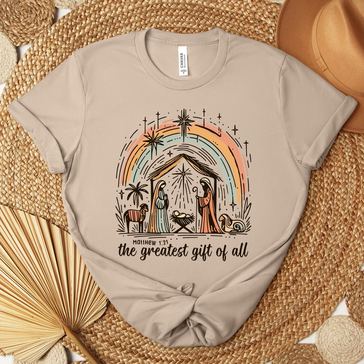 The Greatest Gift Of All Matthew 1.21 02 Premium T-shirt