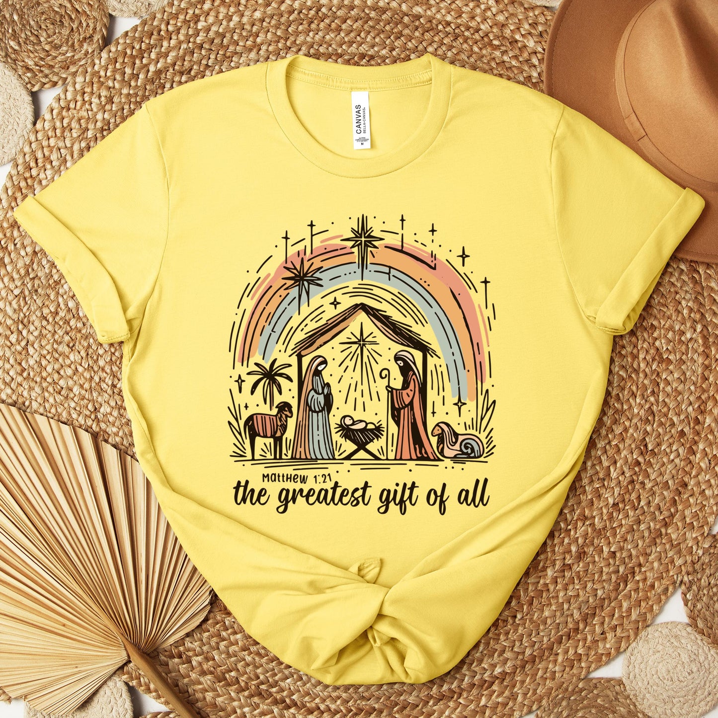 The Greatest Gift Of All Matthew 1.21 02 Premium T-shirt