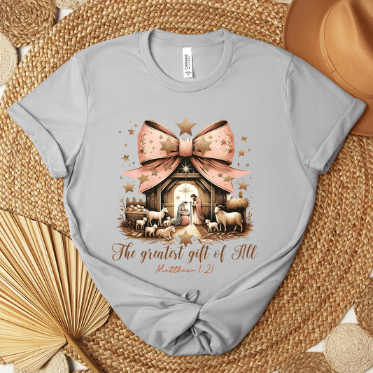 The Greatest Gift Of All Matthew 1.21 03 Premium T-shirt