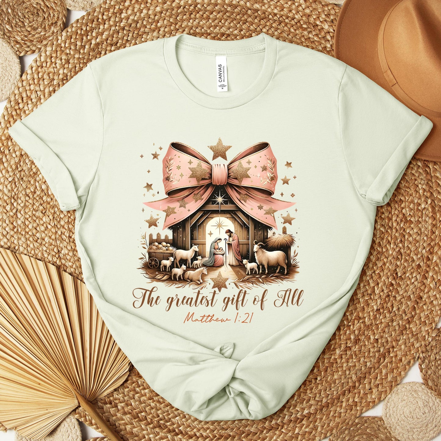 The Greatest Gift Of All Matthew 1.21 03 Premium T-shirt