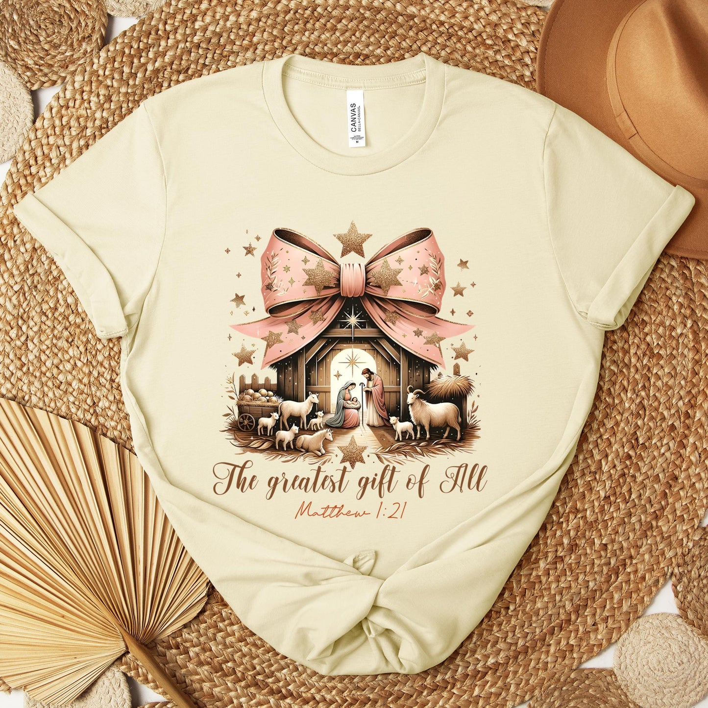 The Greatest Gift Of All Matthew 1.21 03 Premium T-shirt