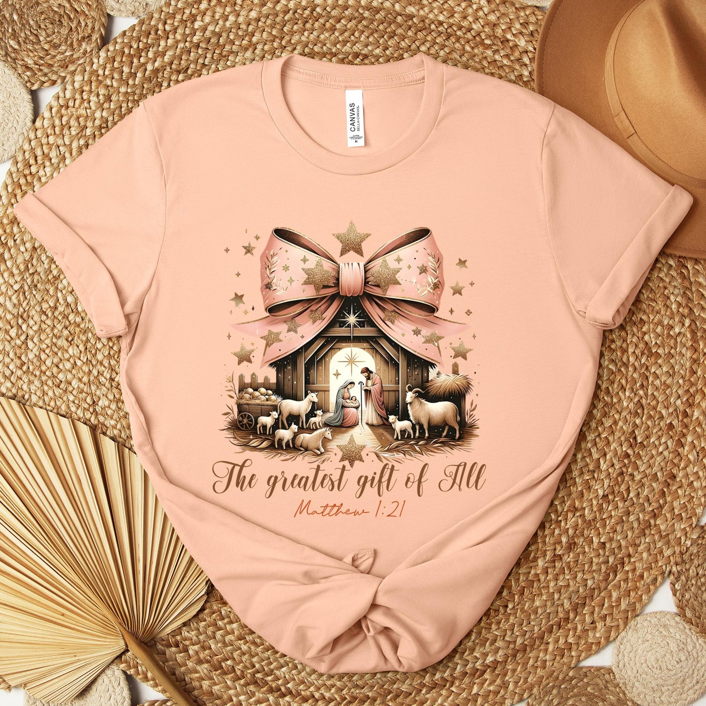 The Greatest Gift Of All Matthew 1.21 03 Premium T-shirt