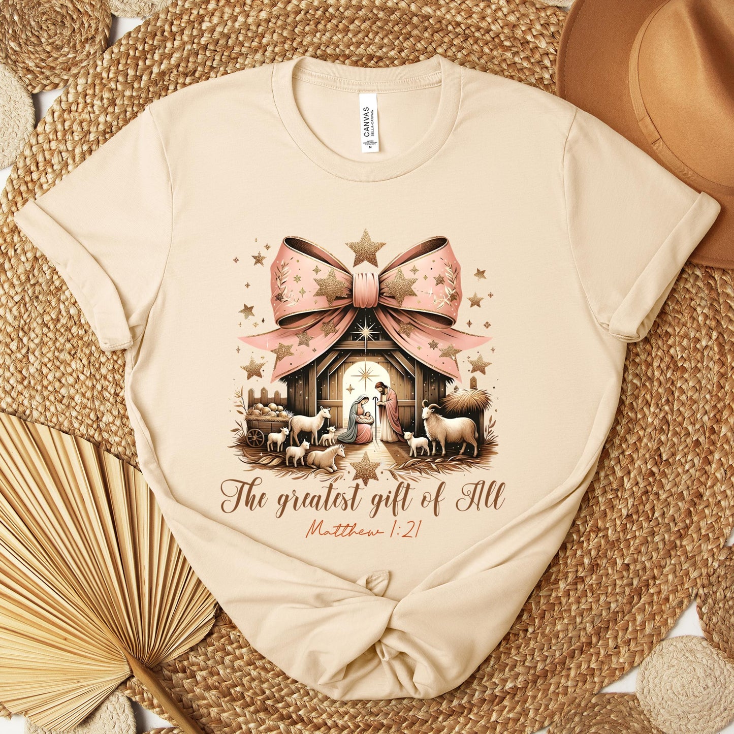 The Greatest Gift Of All Matthew 1.21 03 Premium T-shirt