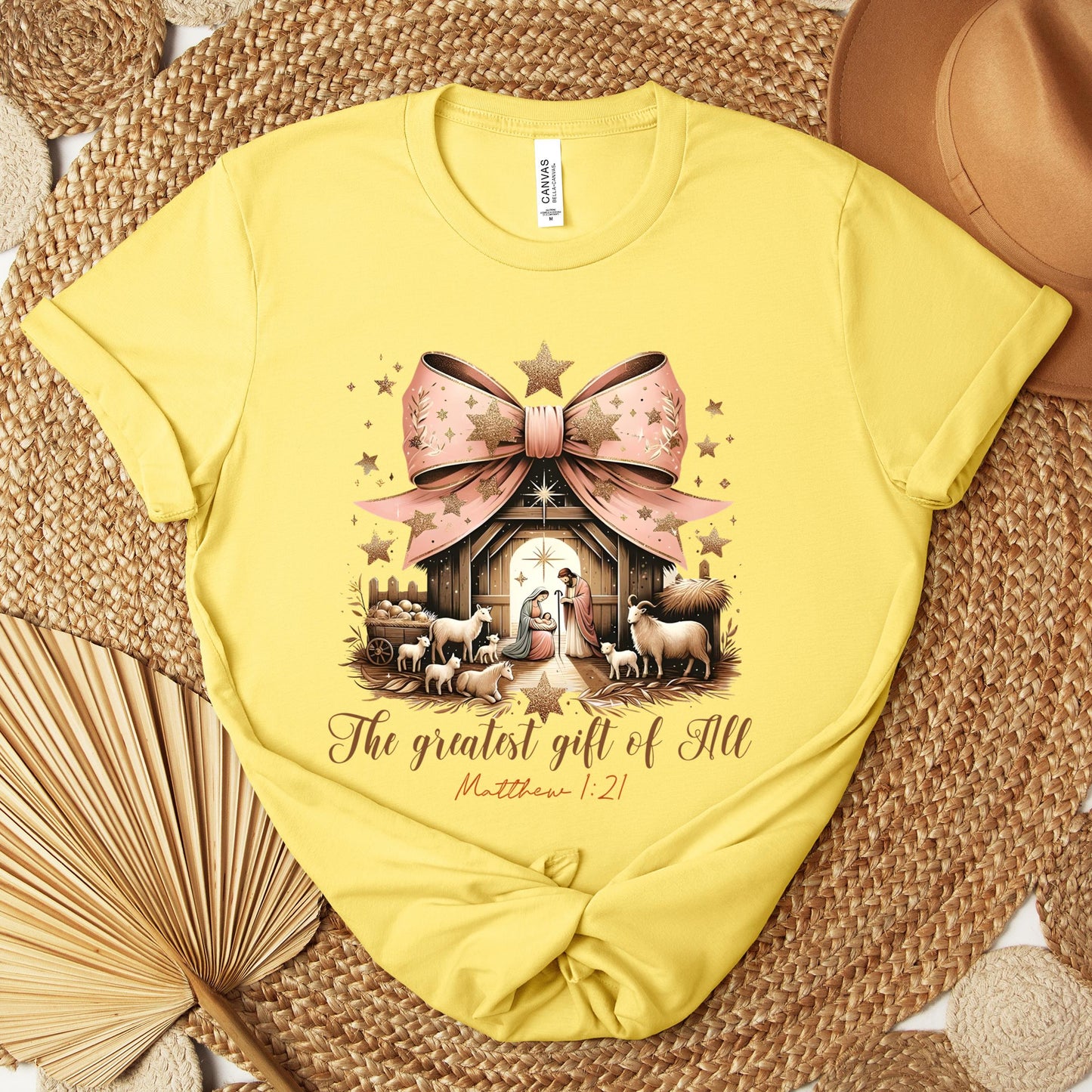The Greatest Gift Of All Matthew 1.21 03 Premium T-shirt
