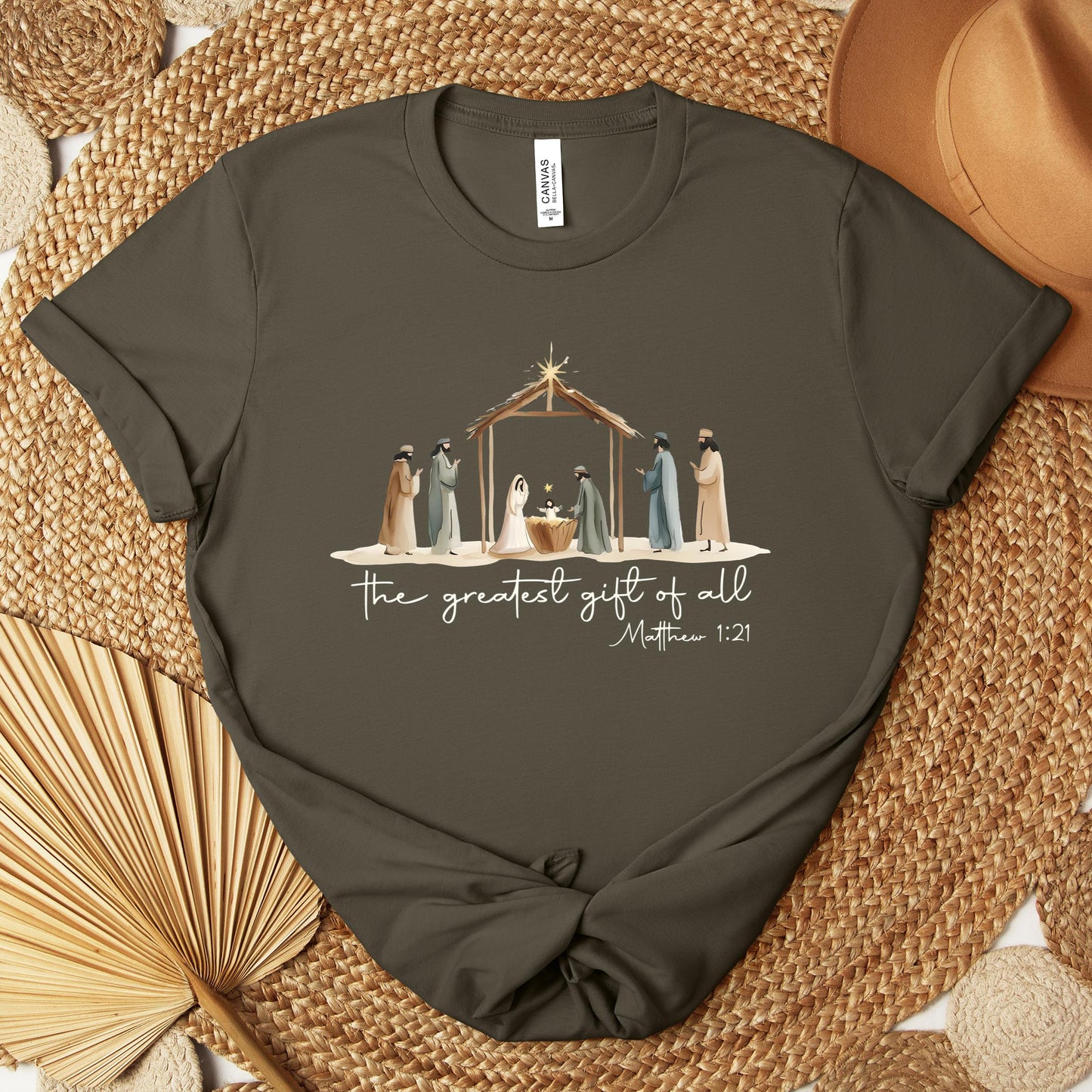 The Greatest Gift Of All Matthew 1.21 04 Premium T-shirt