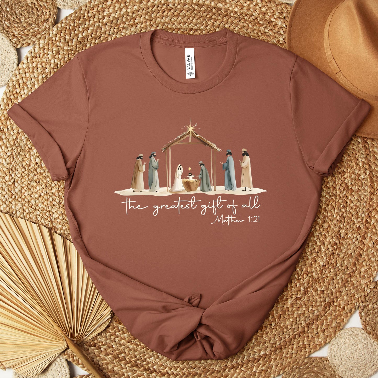 The Greatest Gift Of All Matthew 1.21 04 Premium T-shirt