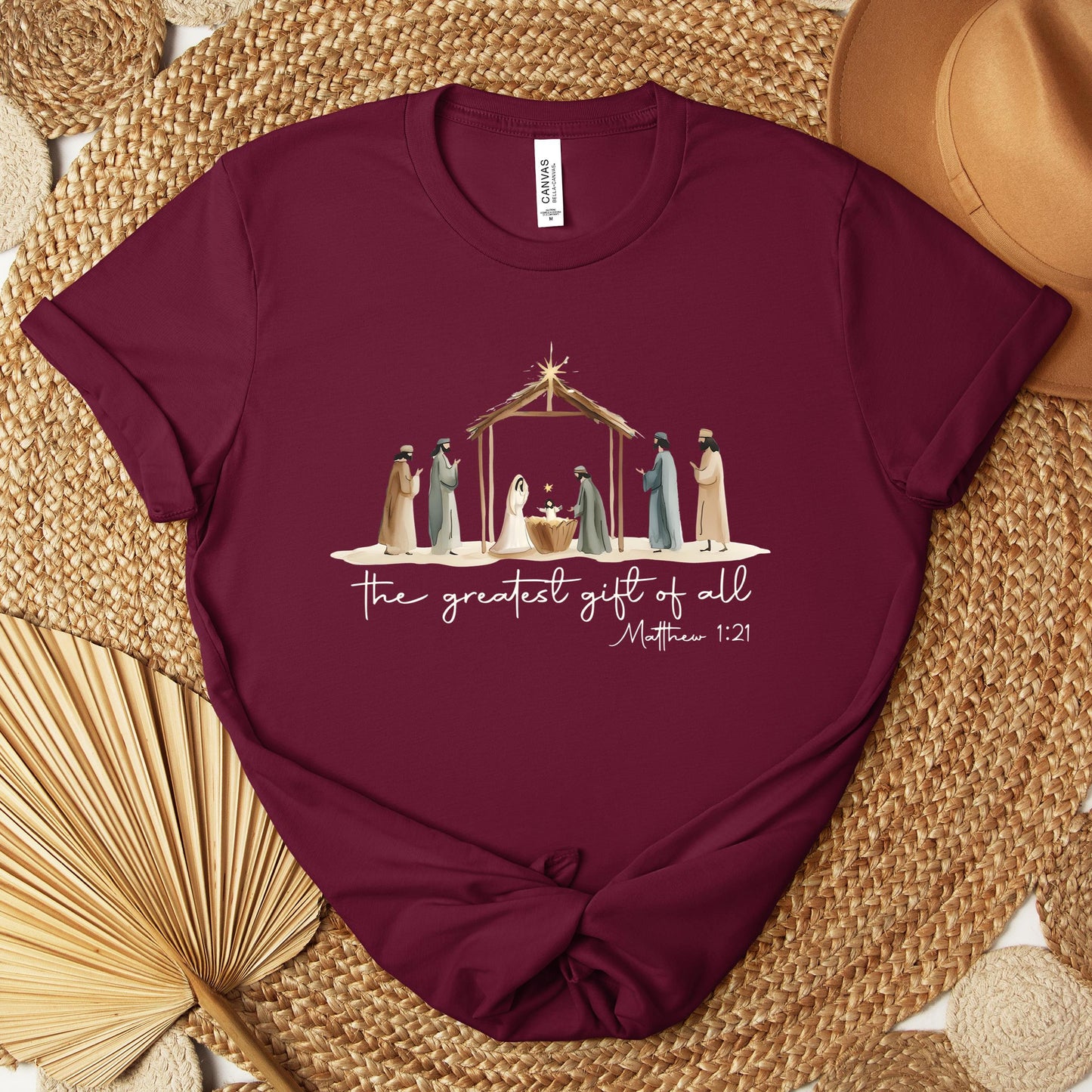 The Greatest Gift Of All Matthew 1.21 04 Premium T-shirt