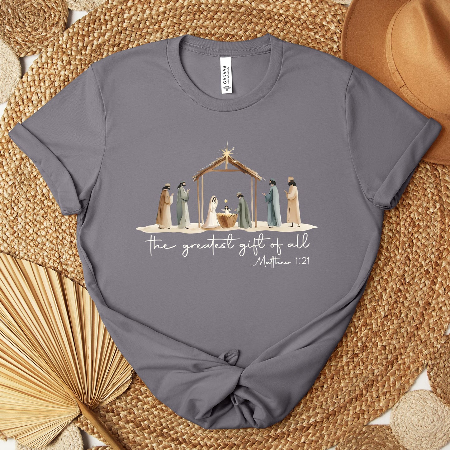 The Greatest Gift Of All Matthew 1.21 04 Premium T-shirt