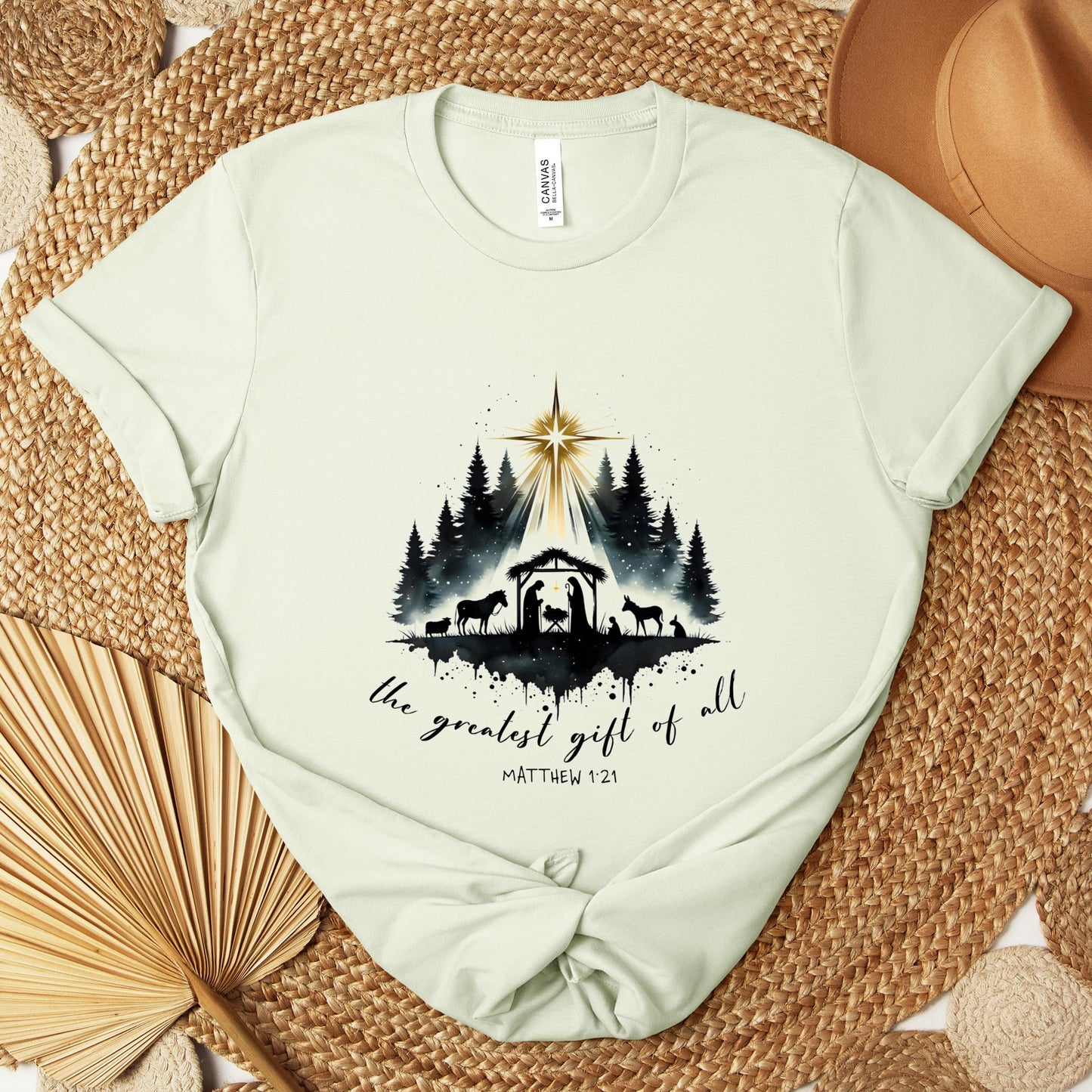 The Greatest Gift Of All Matthew 1.21 05 Premium T-shirt