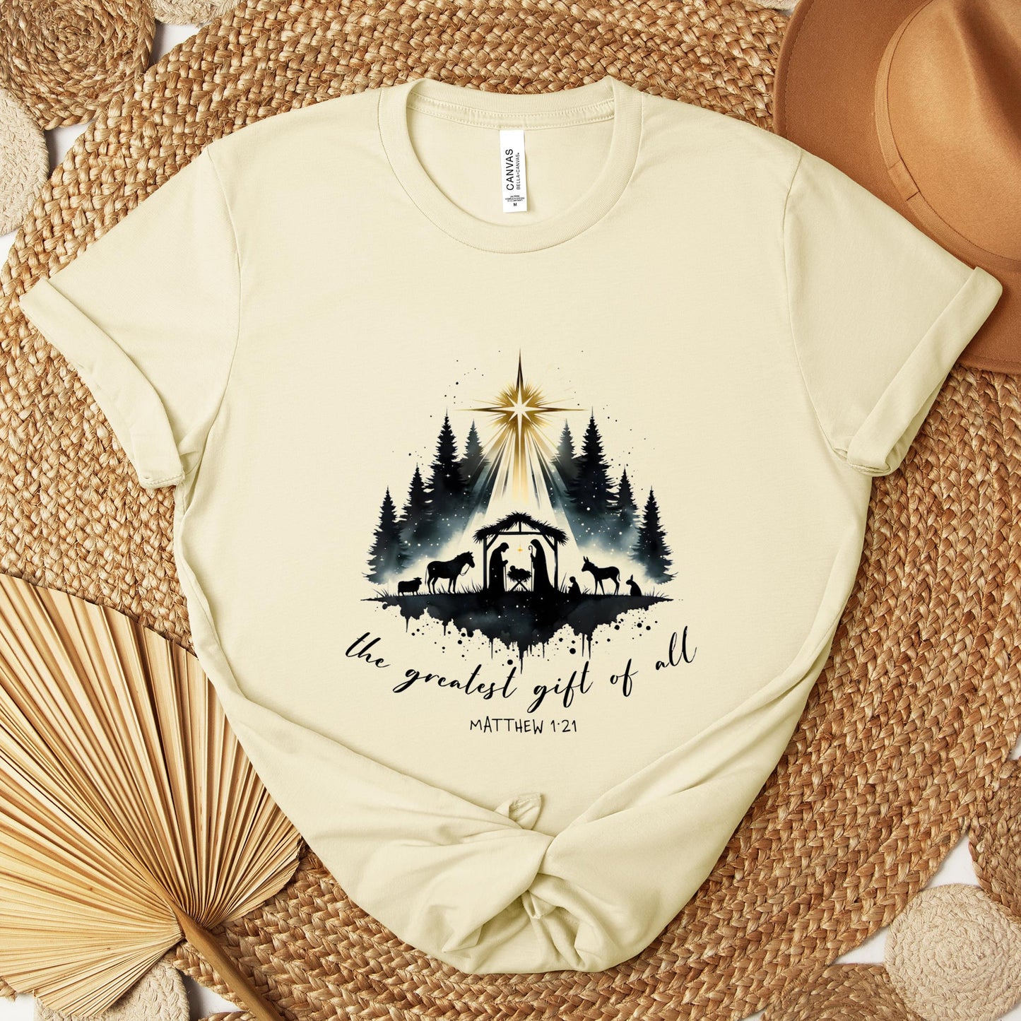 The Greatest Gift Of All Matthew 1.21 05 Premium T-shirt