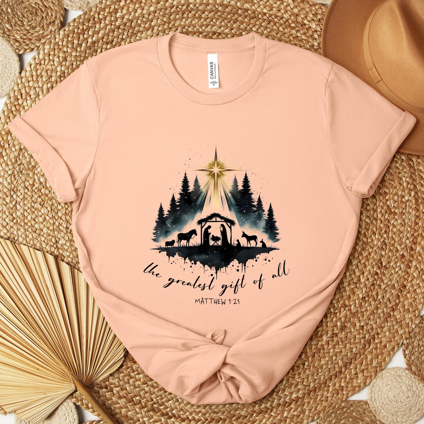 The Greatest Gift Of All Matthew 1.21 05 Premium T-shirt