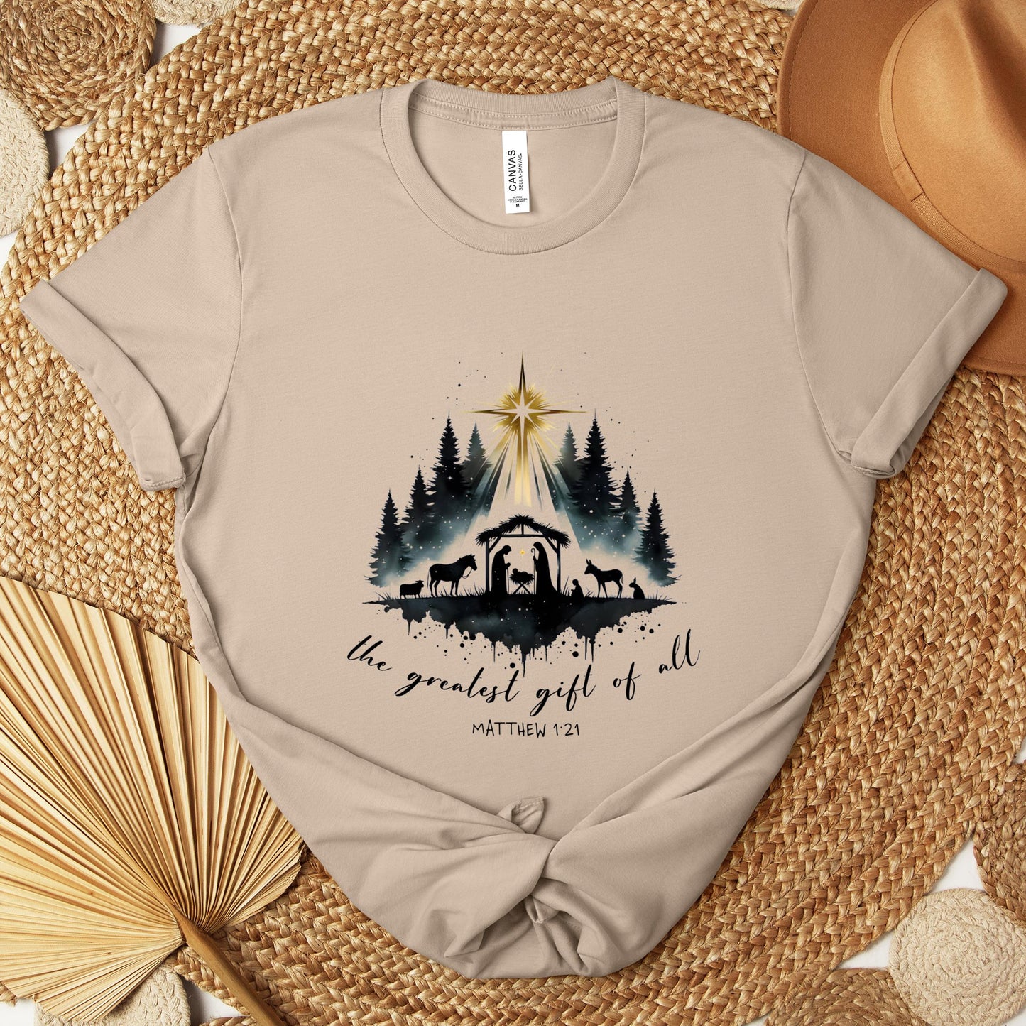 The Greatest Gift Of All Matthew 1.21 05 Premium T-shirt