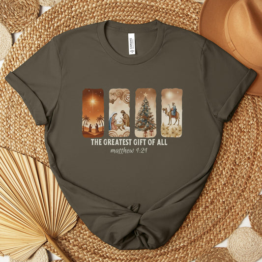 The Greatest Gift Of All Matthew 1.21 06 Premium T-shirt