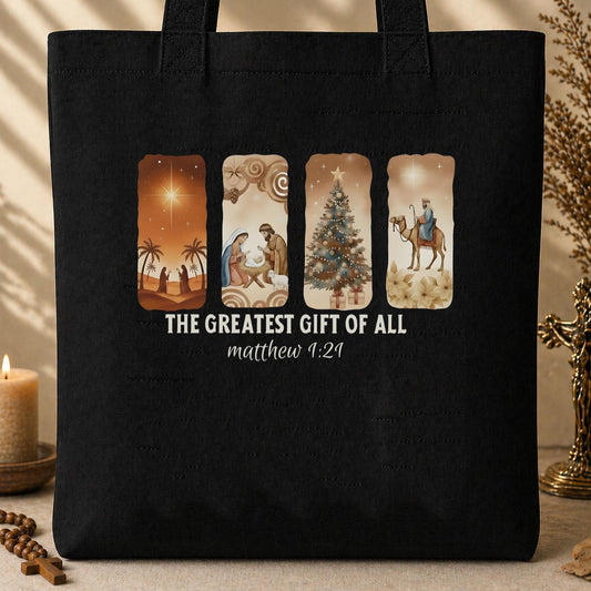 The Greatest Gift Of All Matthew 1.21 06 Tote Bag