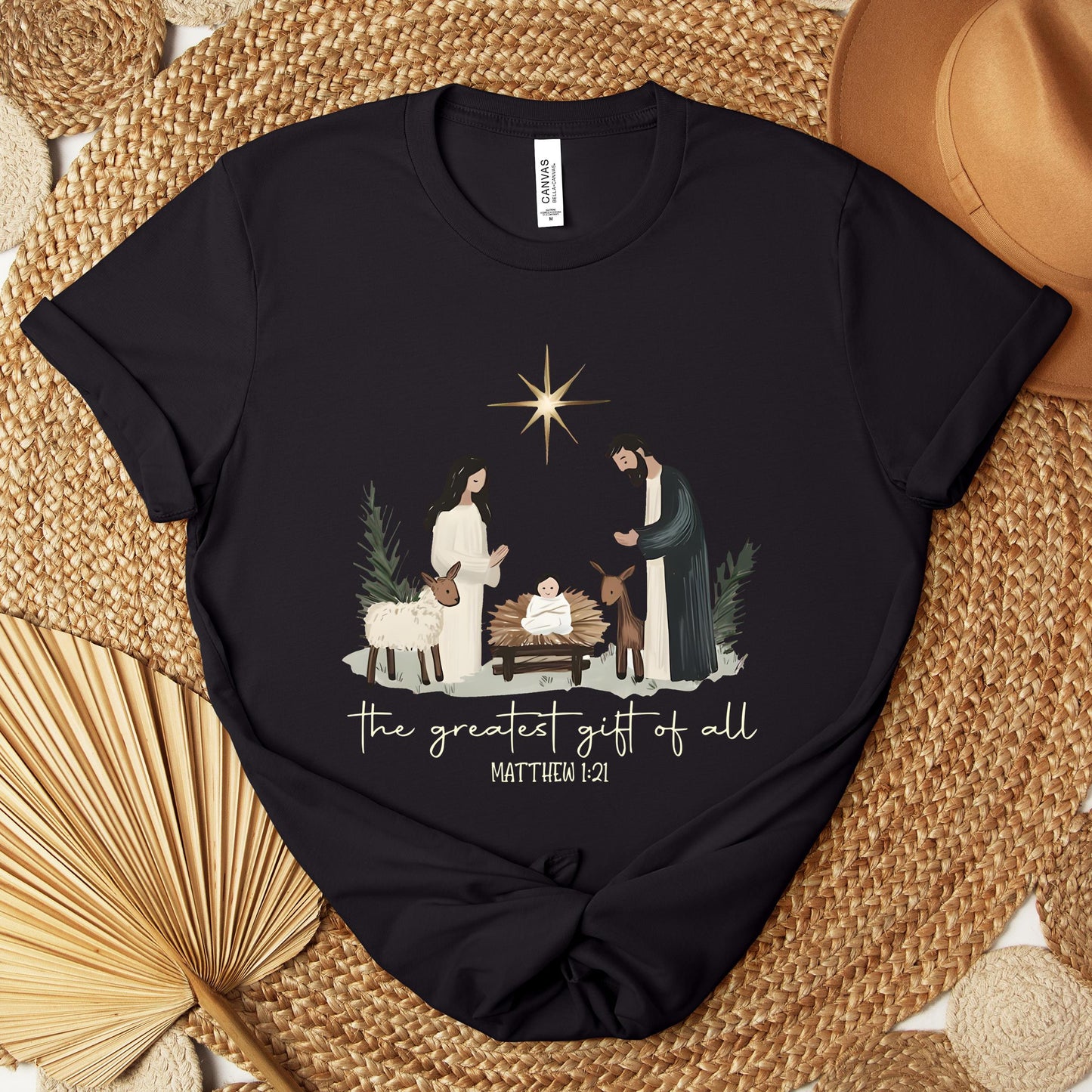 The Greatest Gift Of All Matthew 1.21 Premium T-shirt
