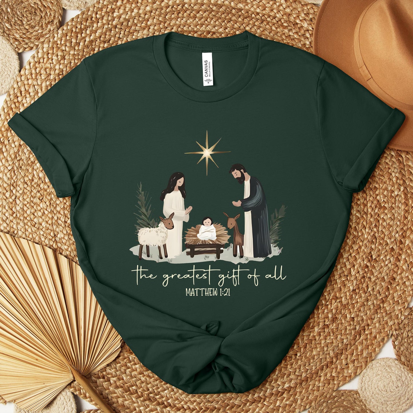 The Greatest Gift Of All Matthew 1.21 Premium T-shirt