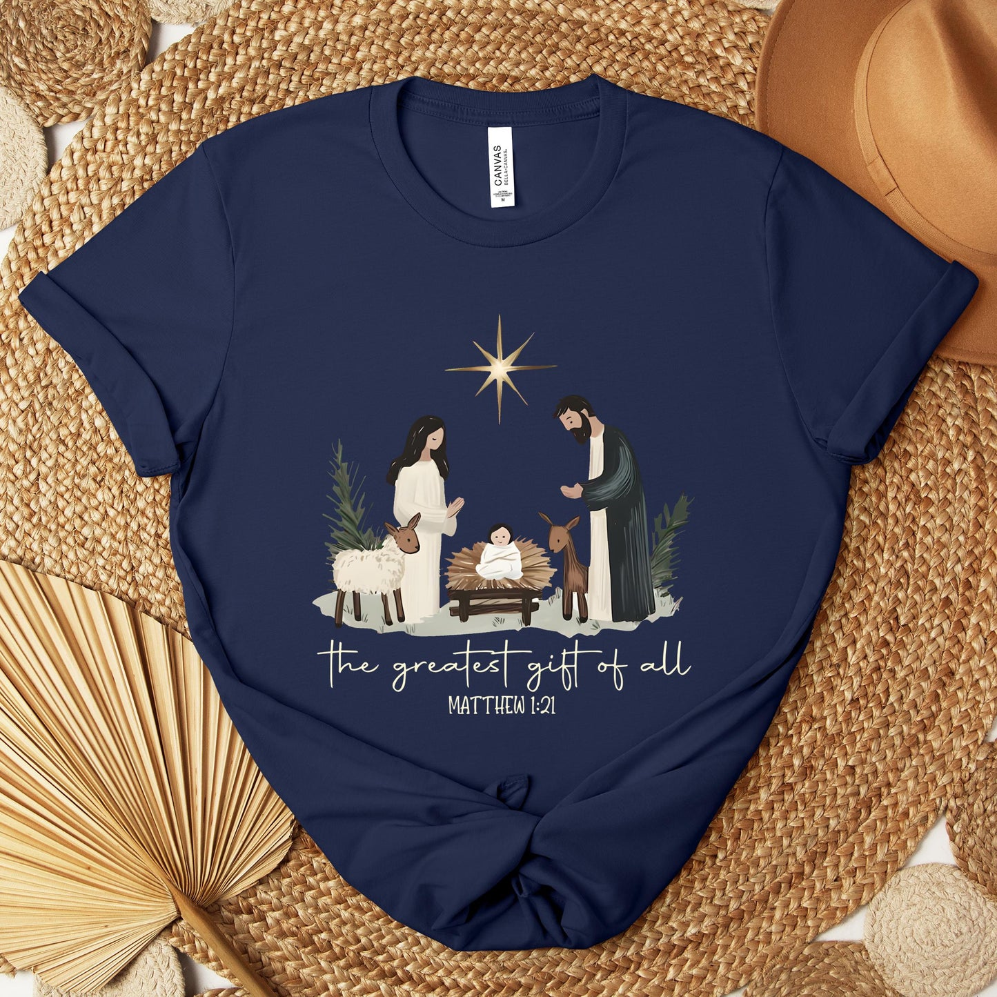 The Greatest Gift Of All Matthew 1.21 Premium T-shirt