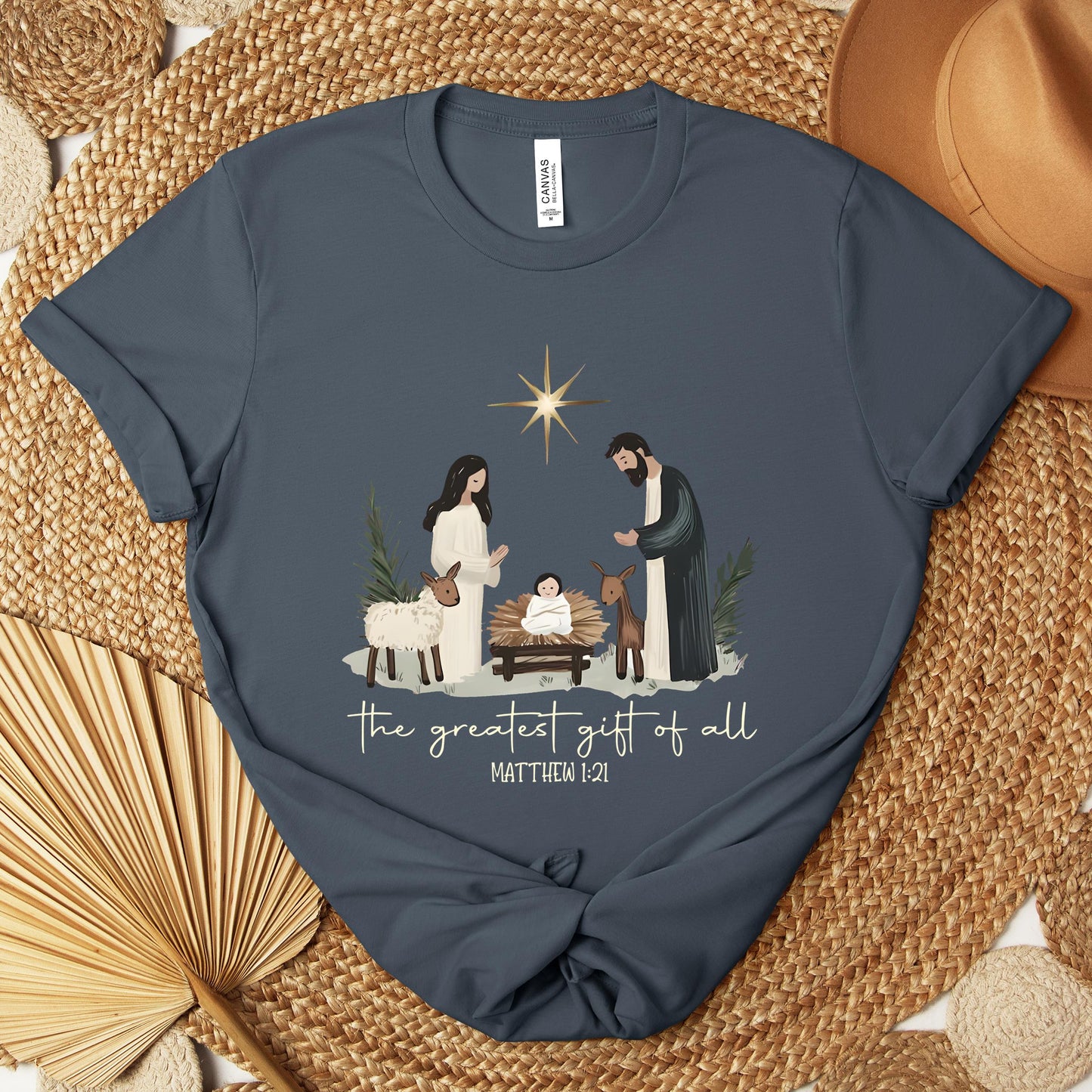 The Greatest Gift Of All Matthew 1.21 Premium T-shirt