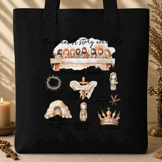 The Greatest Story Ever Told Tote Bag