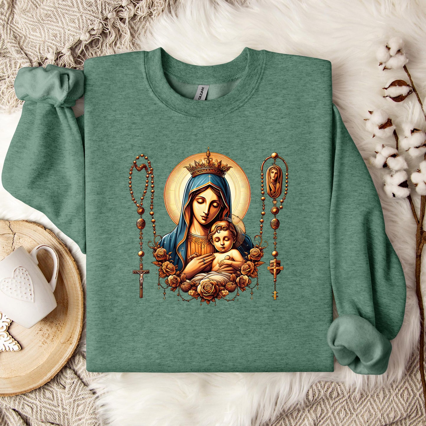 The Holy Virgin Mary 01 Sweatshirt