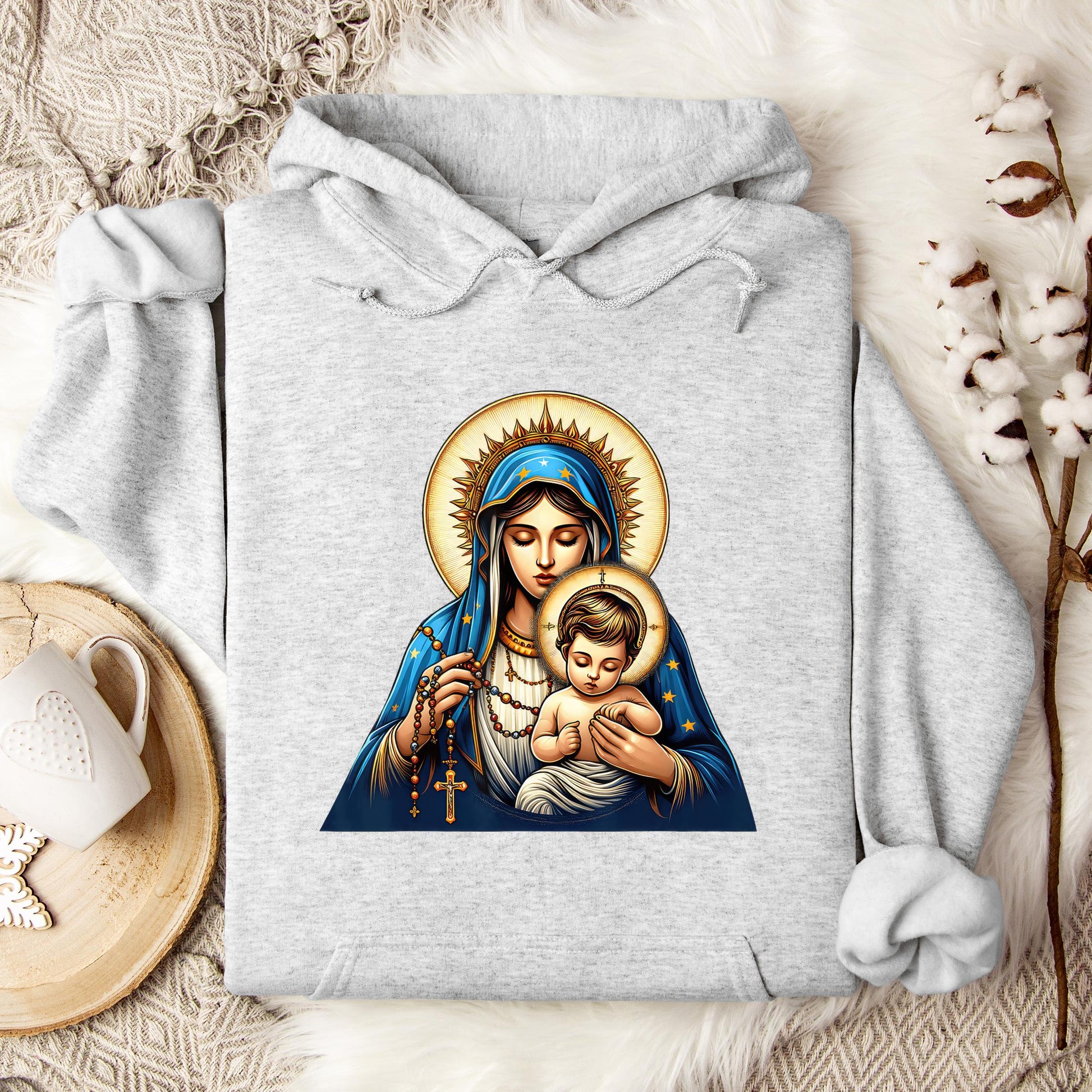 The Holy Virgin Mary 03 Hoodie