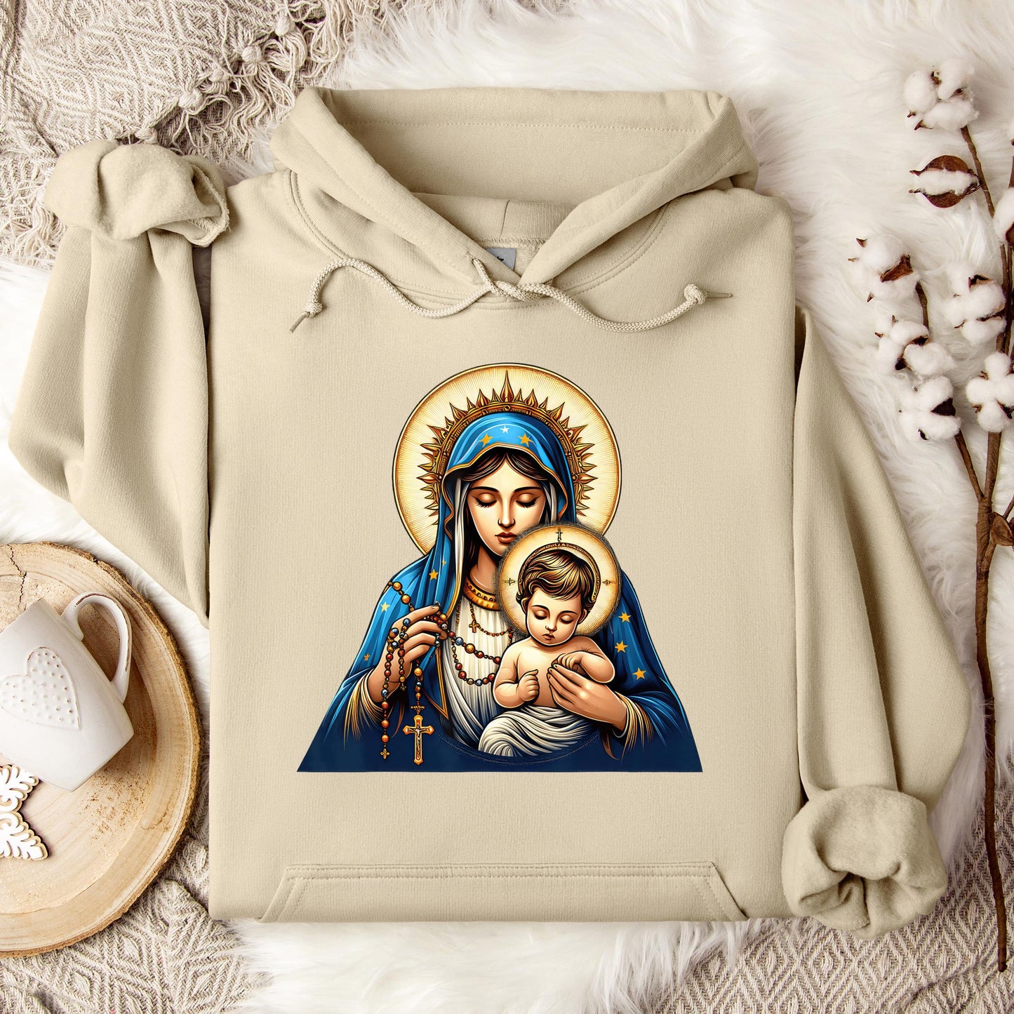 The Holy Virgin Mary 03 Hoodie