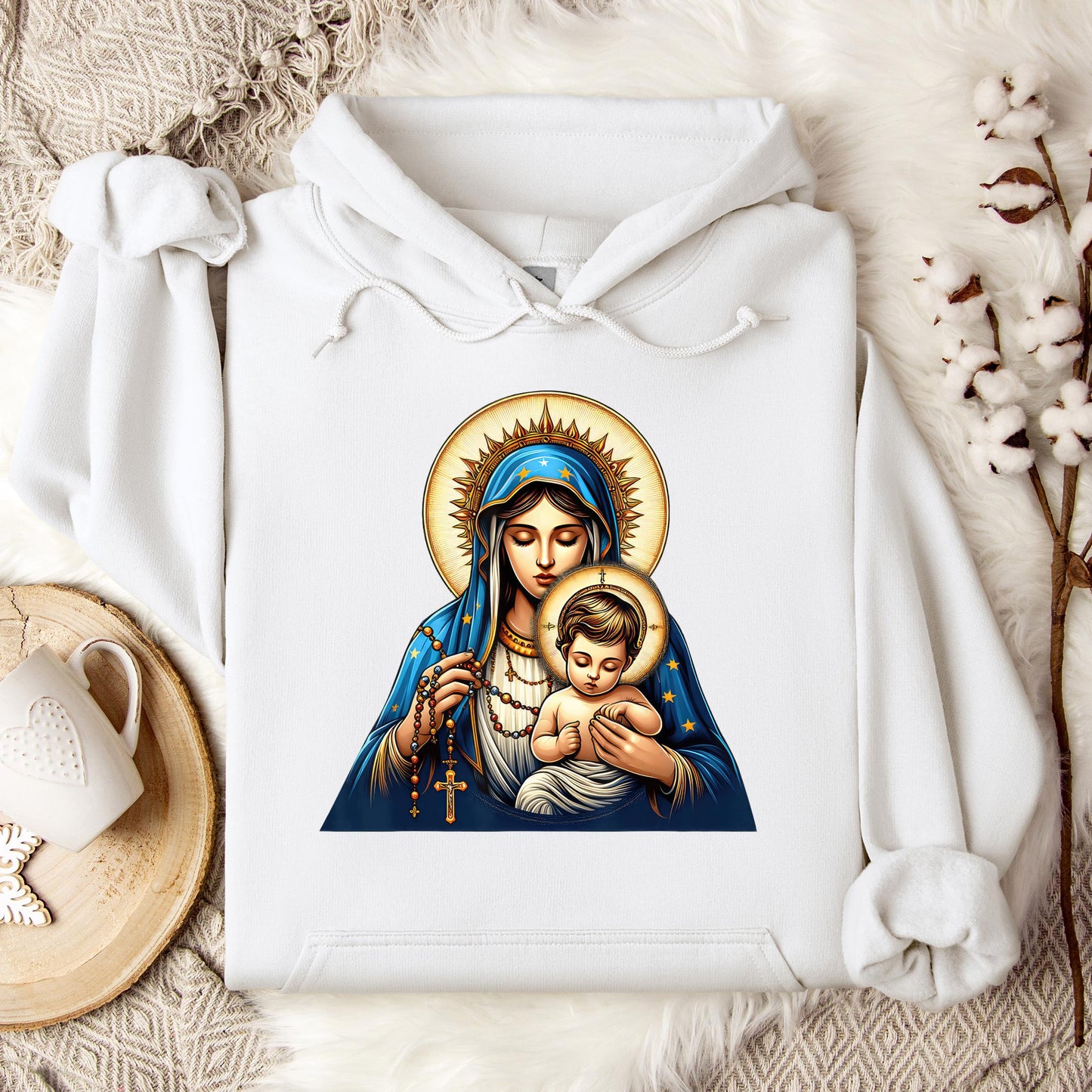 The Holy Virgin Mary 03 Hoodie