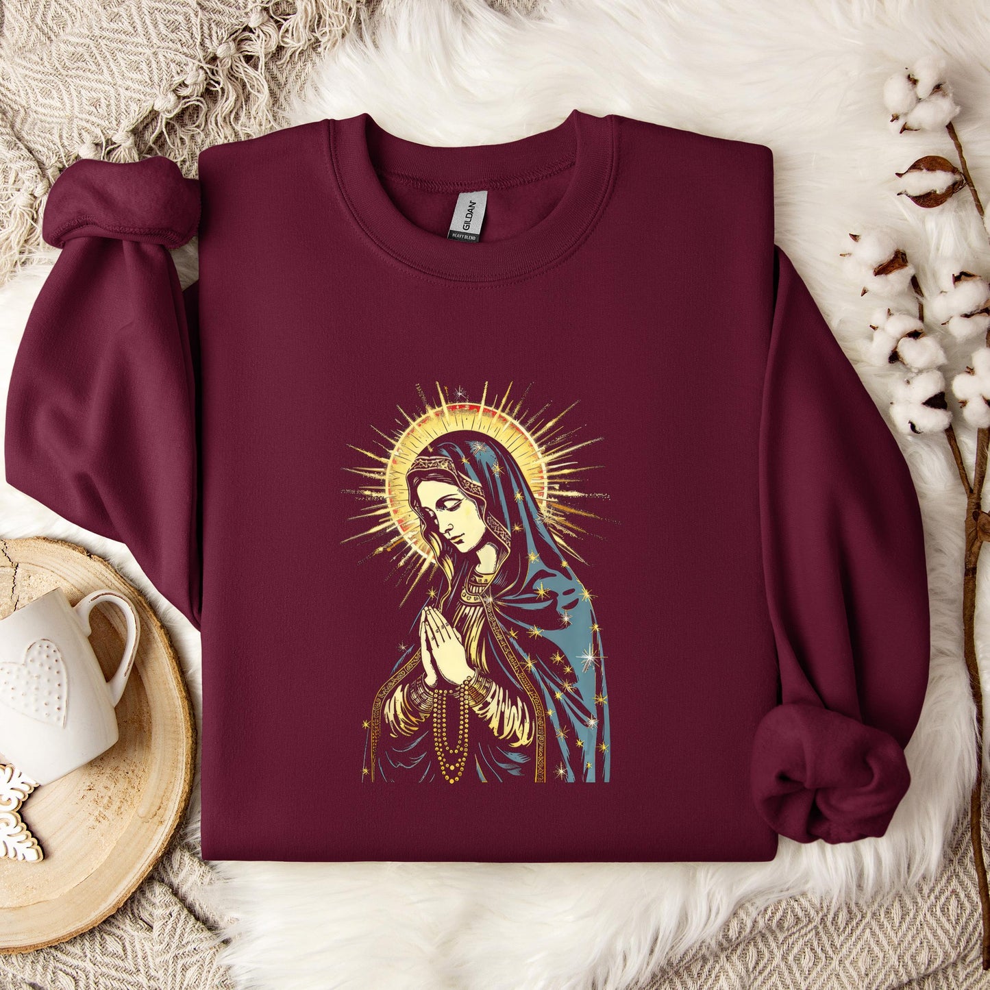 The Holy Virgin Mary 100 Sweatshirt