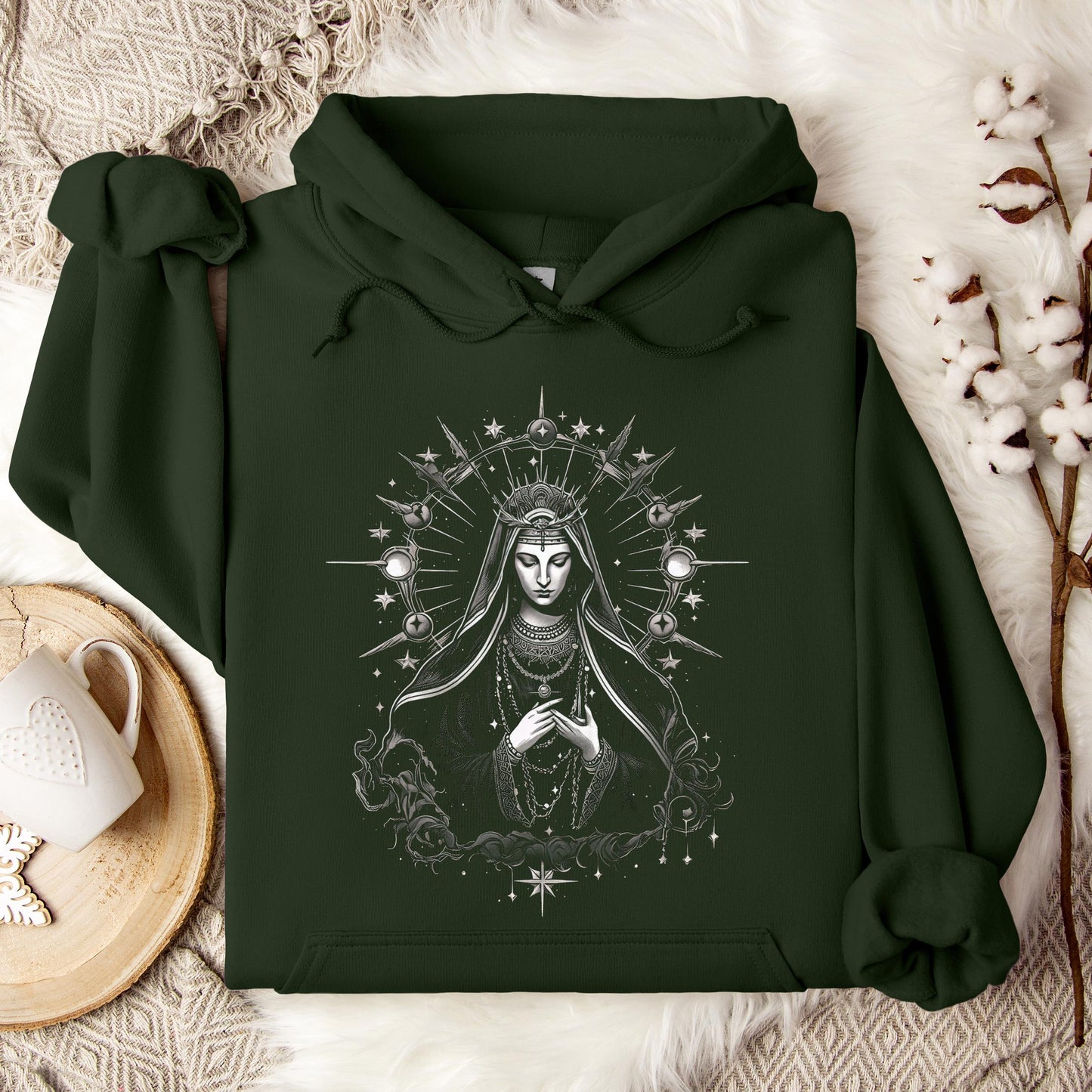 The Holy Virgin Mary 106 Hoodie