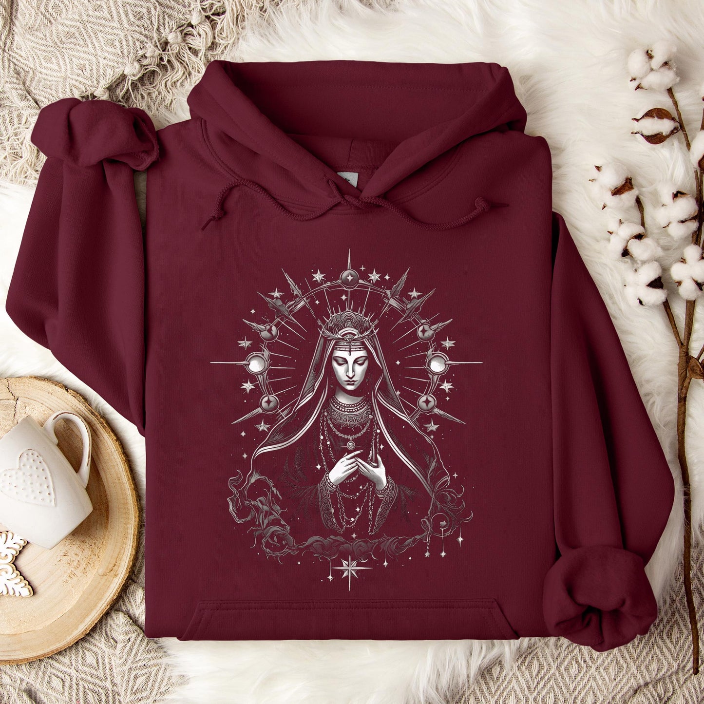 The Holy Virgin Mary 106 Hoodie