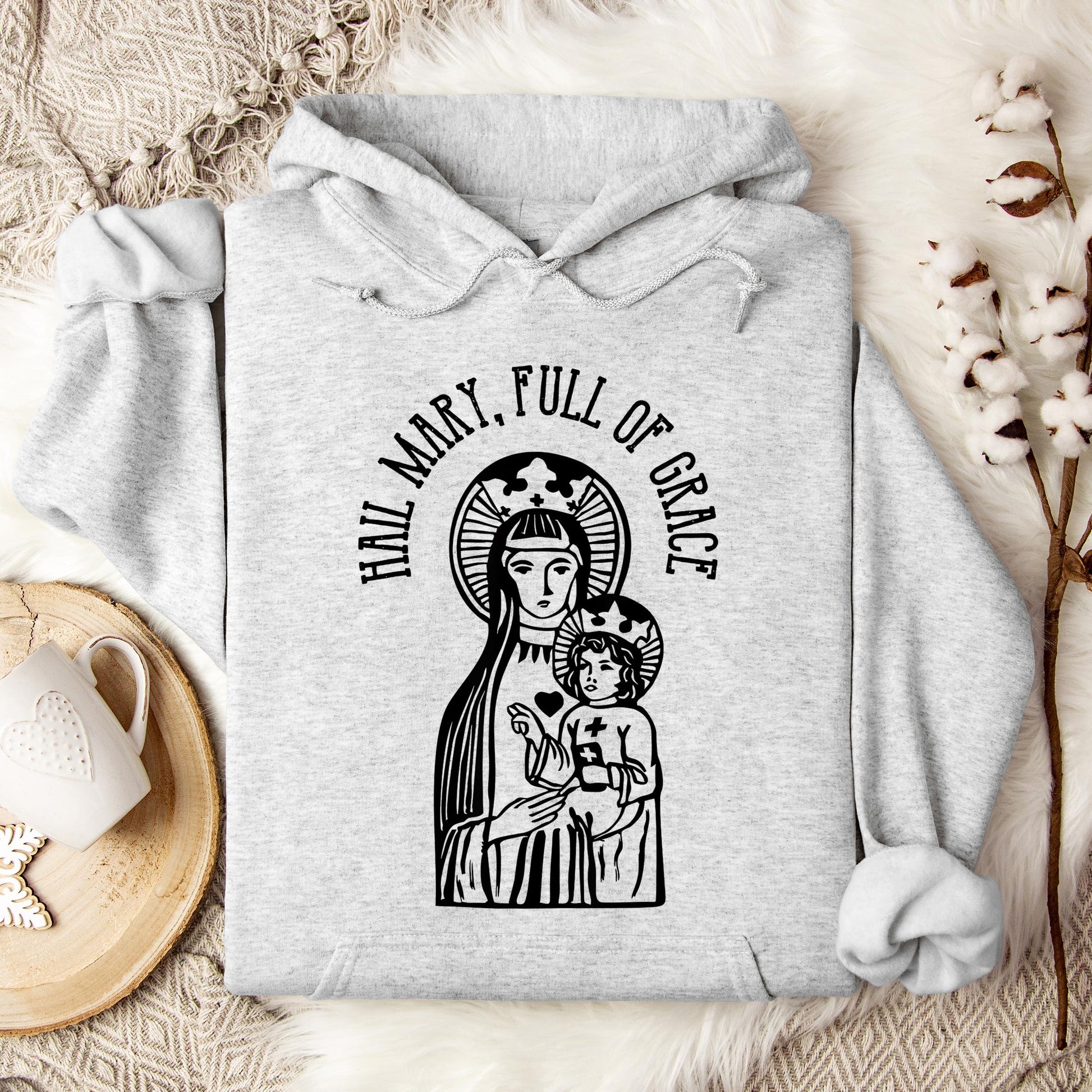The Holy Virgin Mary 108 Hoodie