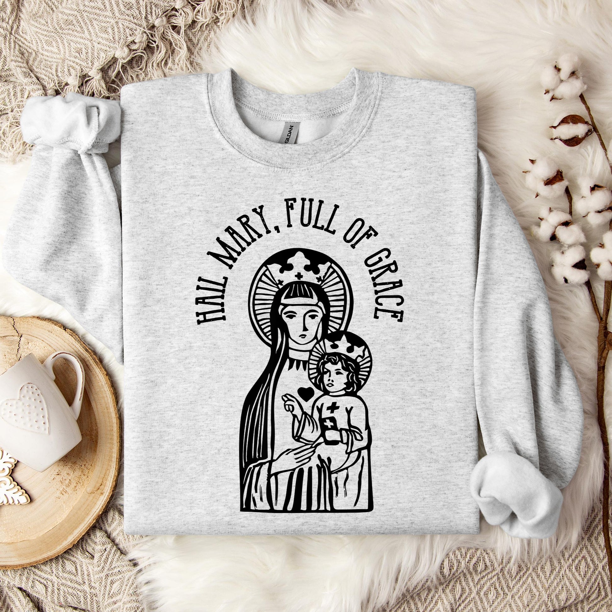 The Holy Virgin Mary 108 Sweatshirt