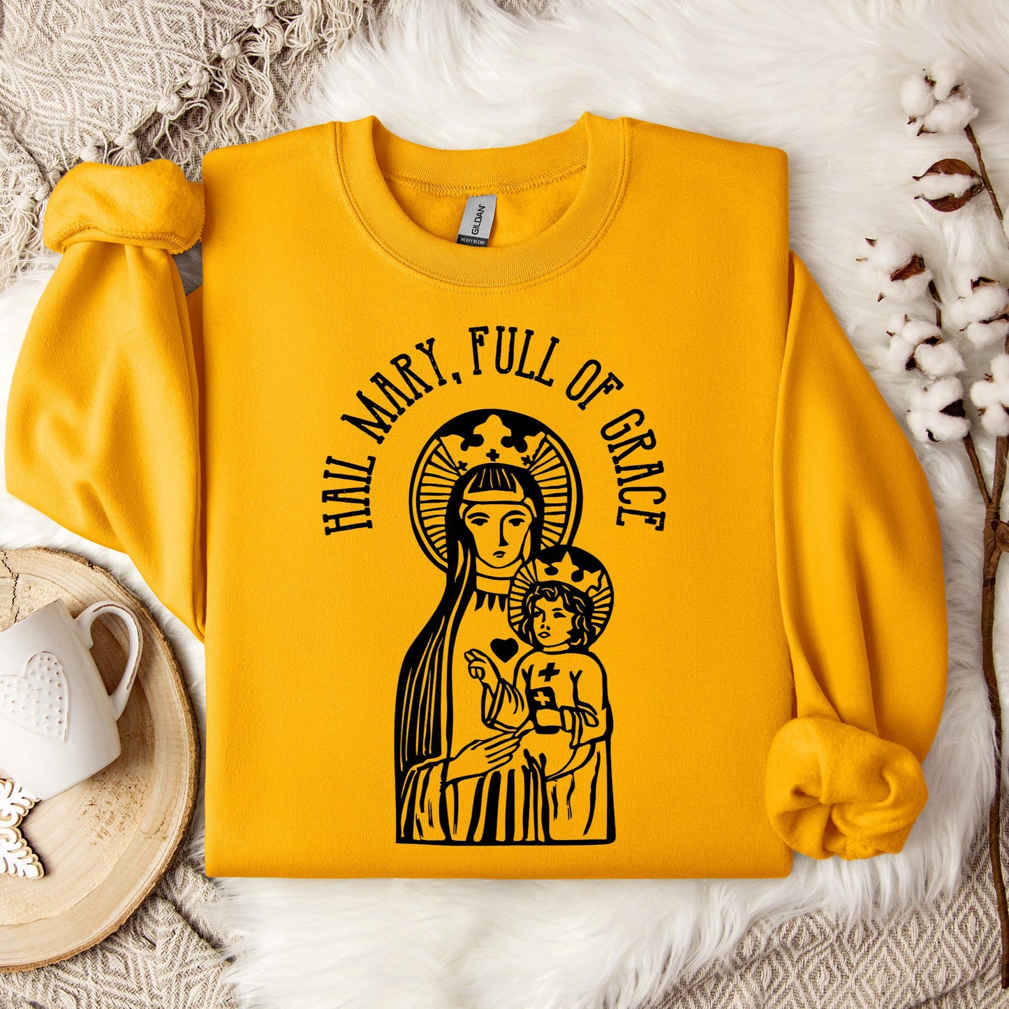 The Holy Virgin Mary 108 Sweatshirt