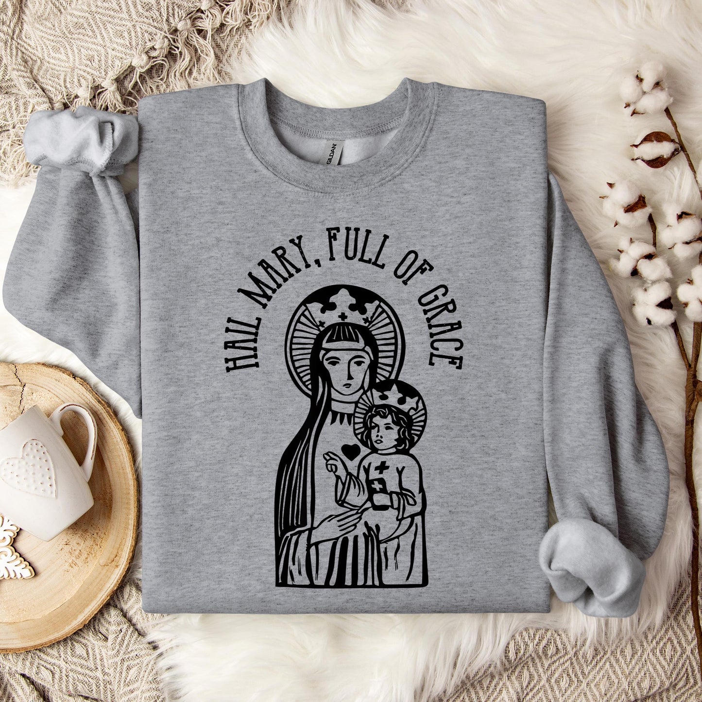 The Holy Virgin Mary 108 Sweatshirt