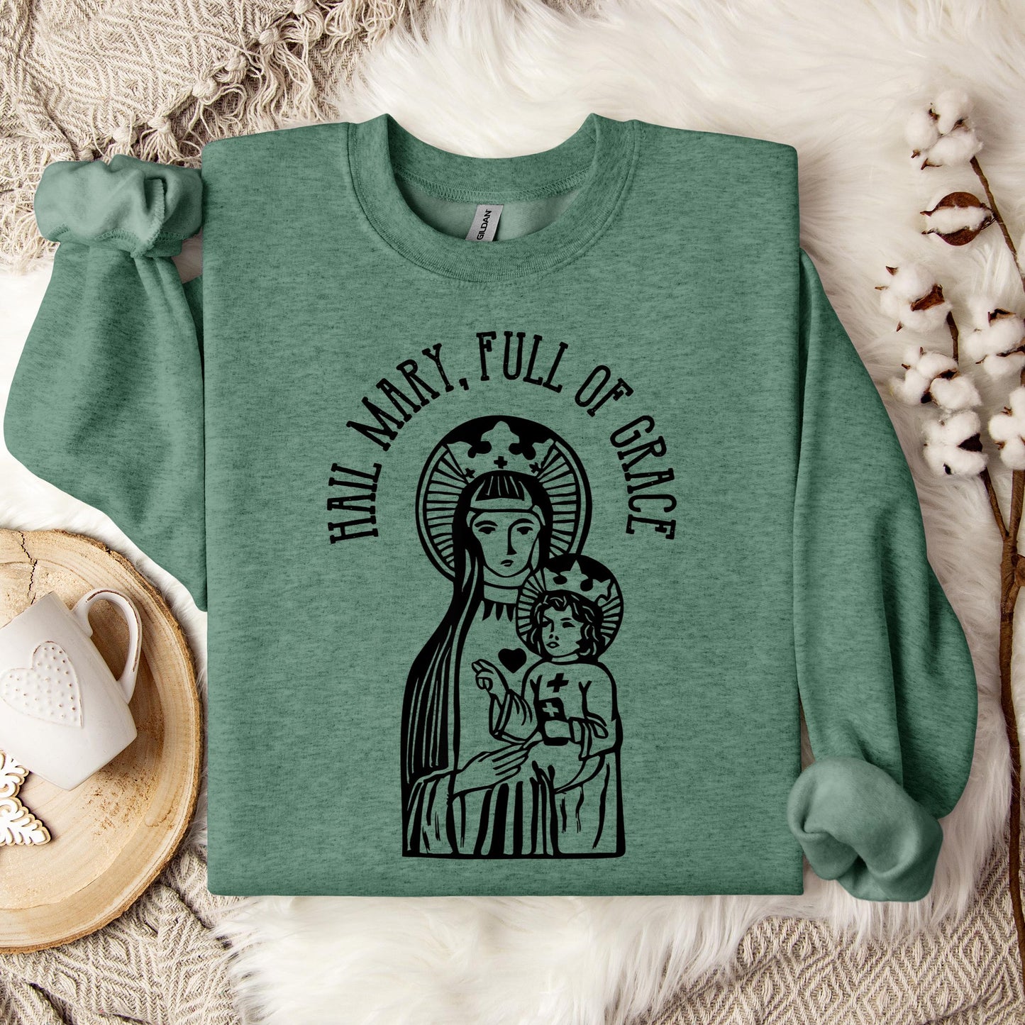 The Holy Virgin Mary 108 Sweatshirt