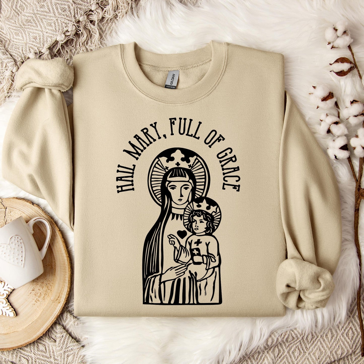 The Holy Virgin Mary 108 Sweatshirt