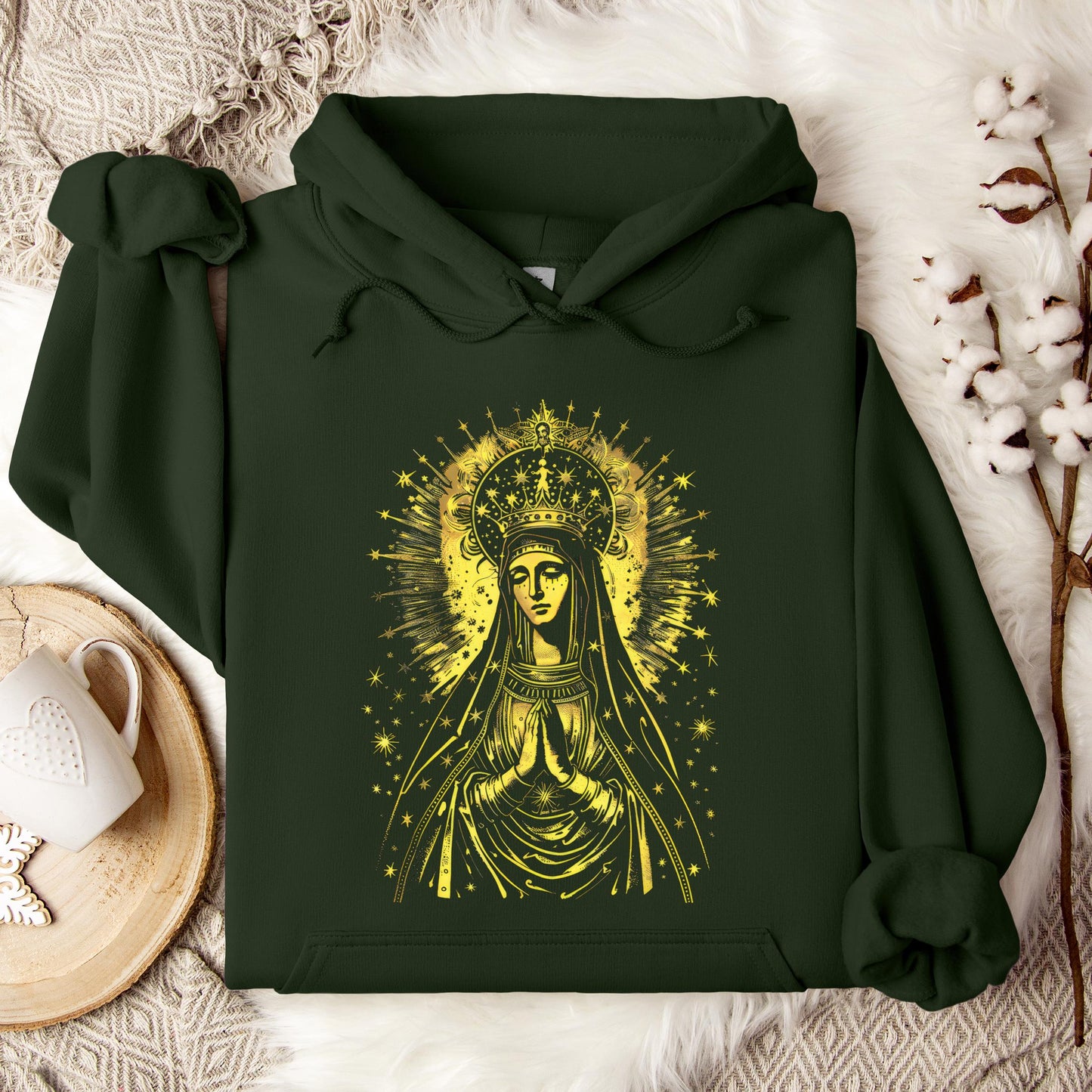 The Holy Virgin Mary 110 Hoodie